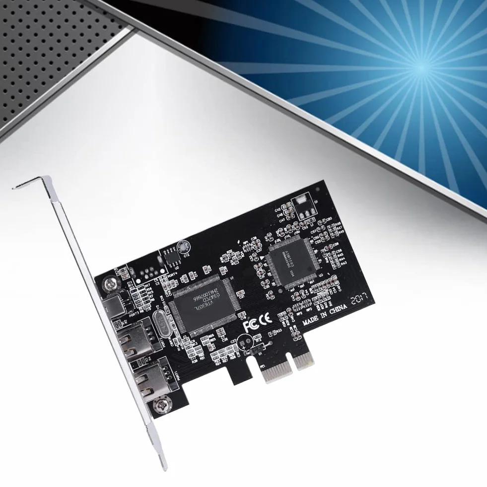 Bewinner PCI-Express Scheda Controller IEEE 1394 FireWire 800Mbps Con Cavo - Per Bus Seriale Ad Alte Prestazioni