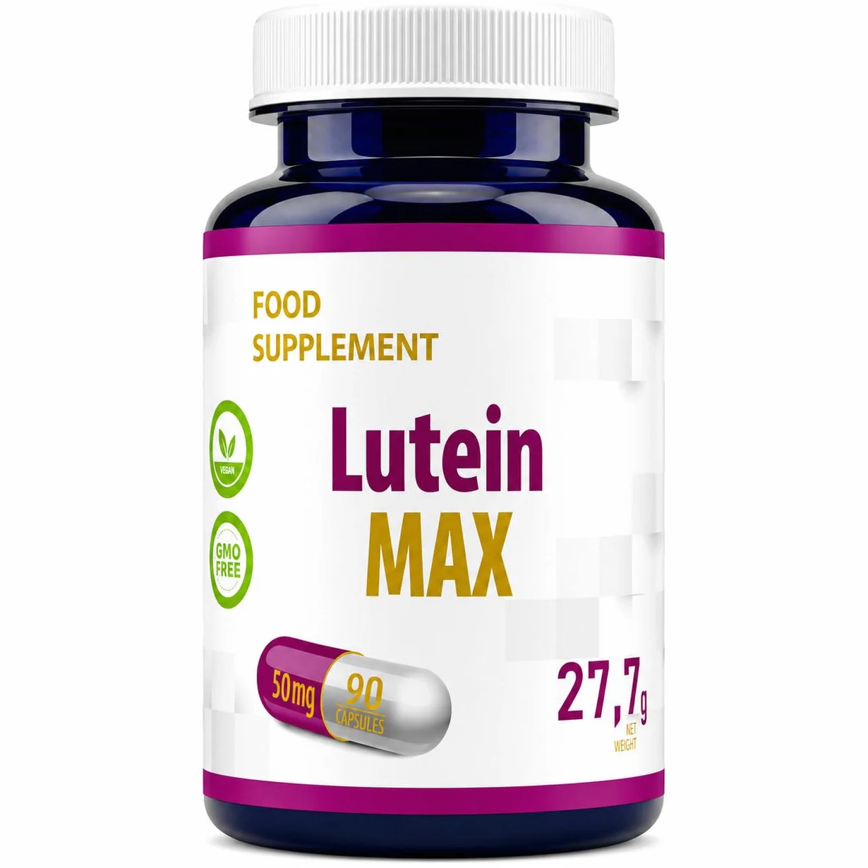 Hepatica Luteina 50 mg con Vitamina B2 90 Capsule Vegane per Capacità Visiva Normale