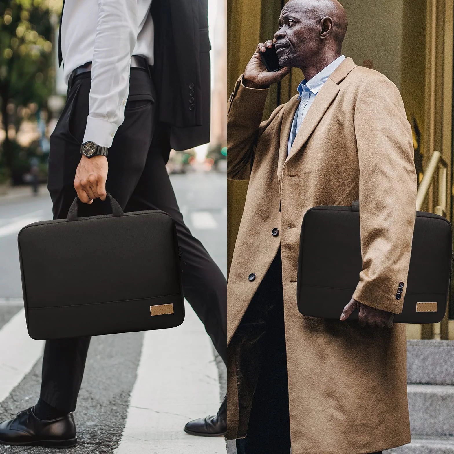 Bagasin Custodia Borsa Porta PC, 15 15,6 16 Pollici Sleeve per Laptop Resistente all'Acqua, Borsa/Caso da Trasporto per Computer Compatibile con MacBook, HP, Dell, Lenovo, Asus Notebook
