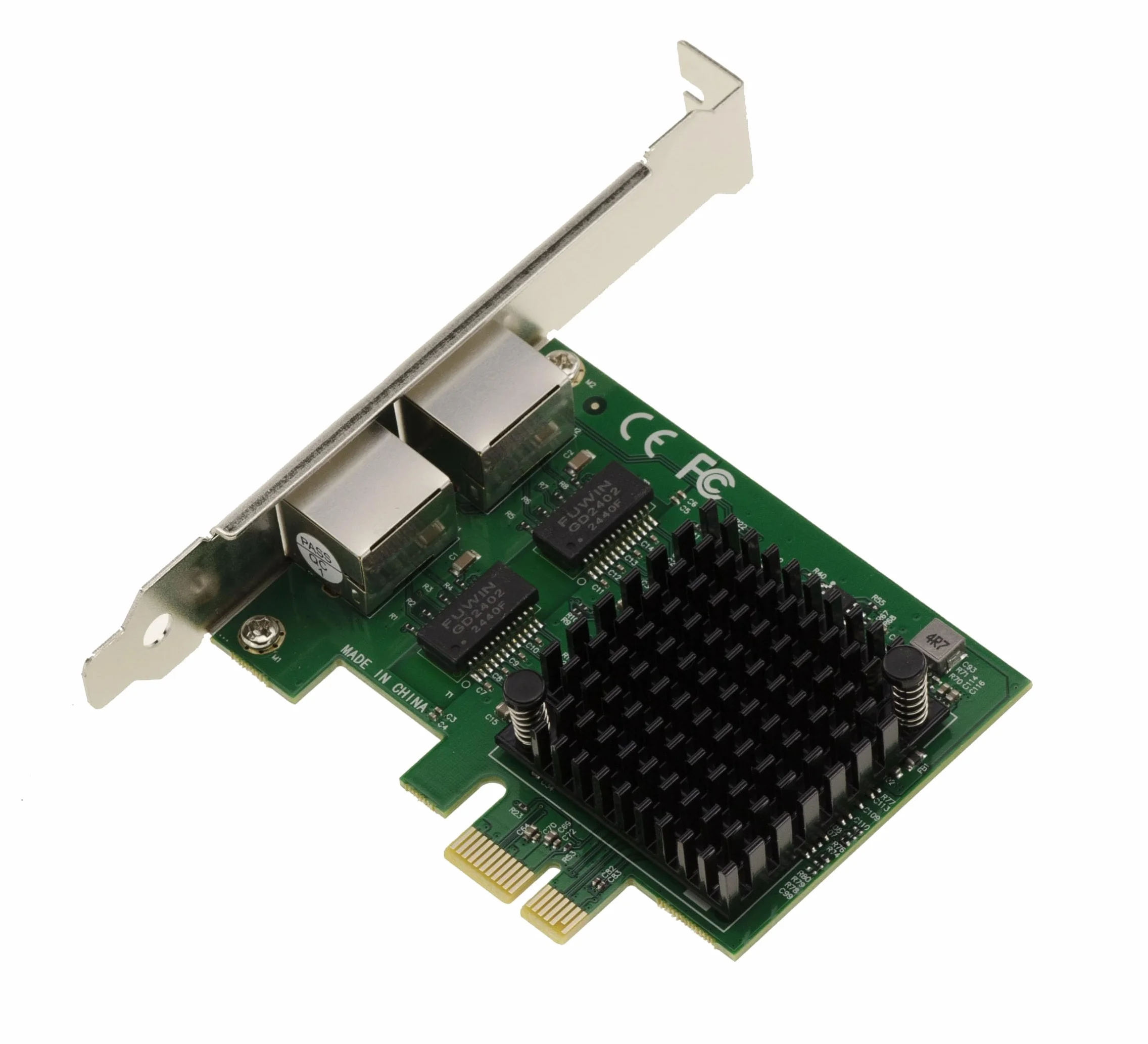 KALEA-INFORMATIQUE 2,5G x2 LAN Gigabit Ethernet 2 porte RJ45 Doppio chipset Intel I226 SRKTU Scheda controller di rete PCIe Supporto 10 100 1000 2500 1 G 2,5 G