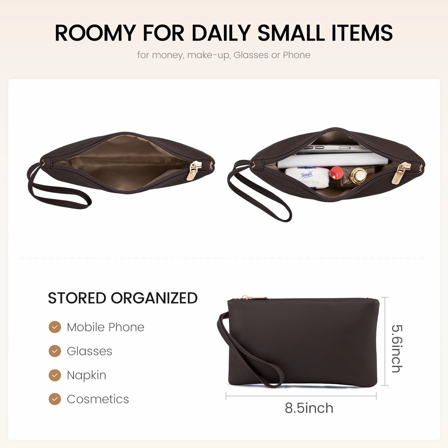 LOVEVOOK Borsa per computer portatile da donna, in finta pelle da 15,6 pollici, con pochette, grande capacità, borsa da ufficio