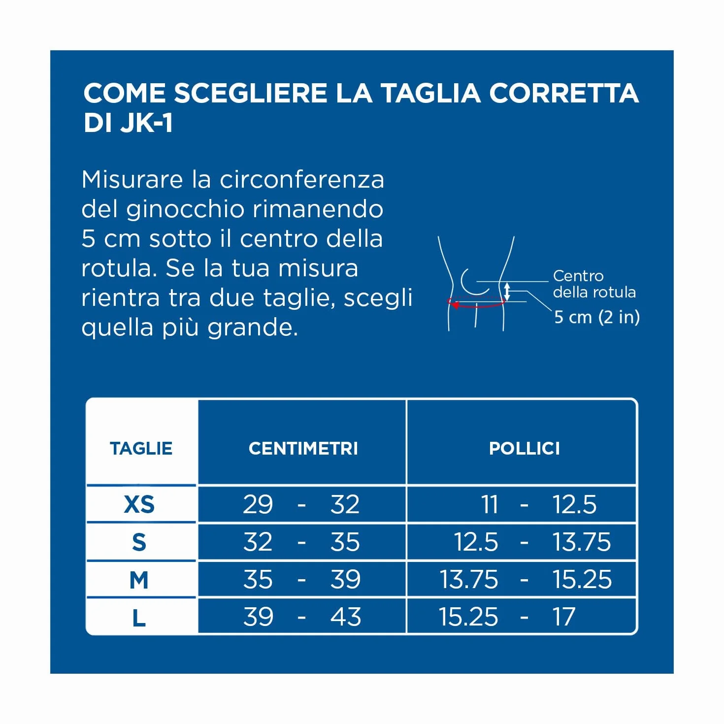 Zamst JK-1 Knee tutore ginocchio cuscinetto rotuleo chiusure regolabili per sport salti