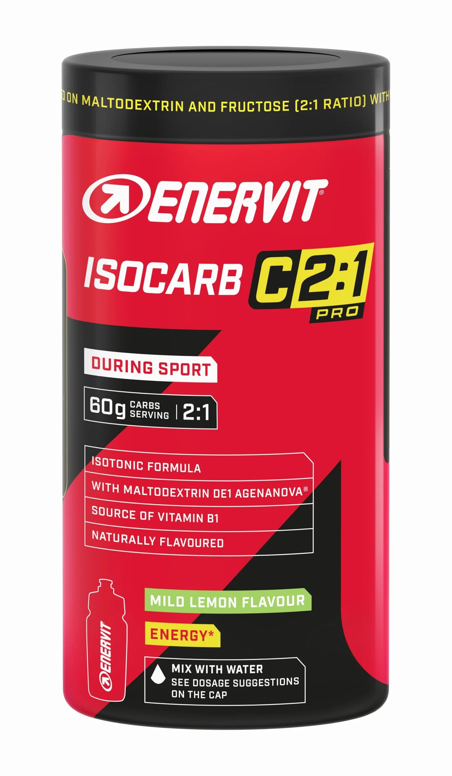 Enervit Isocarb C2:1PRO Bevanda Energetica Isotonica 60g Carboidrati Limone 650g