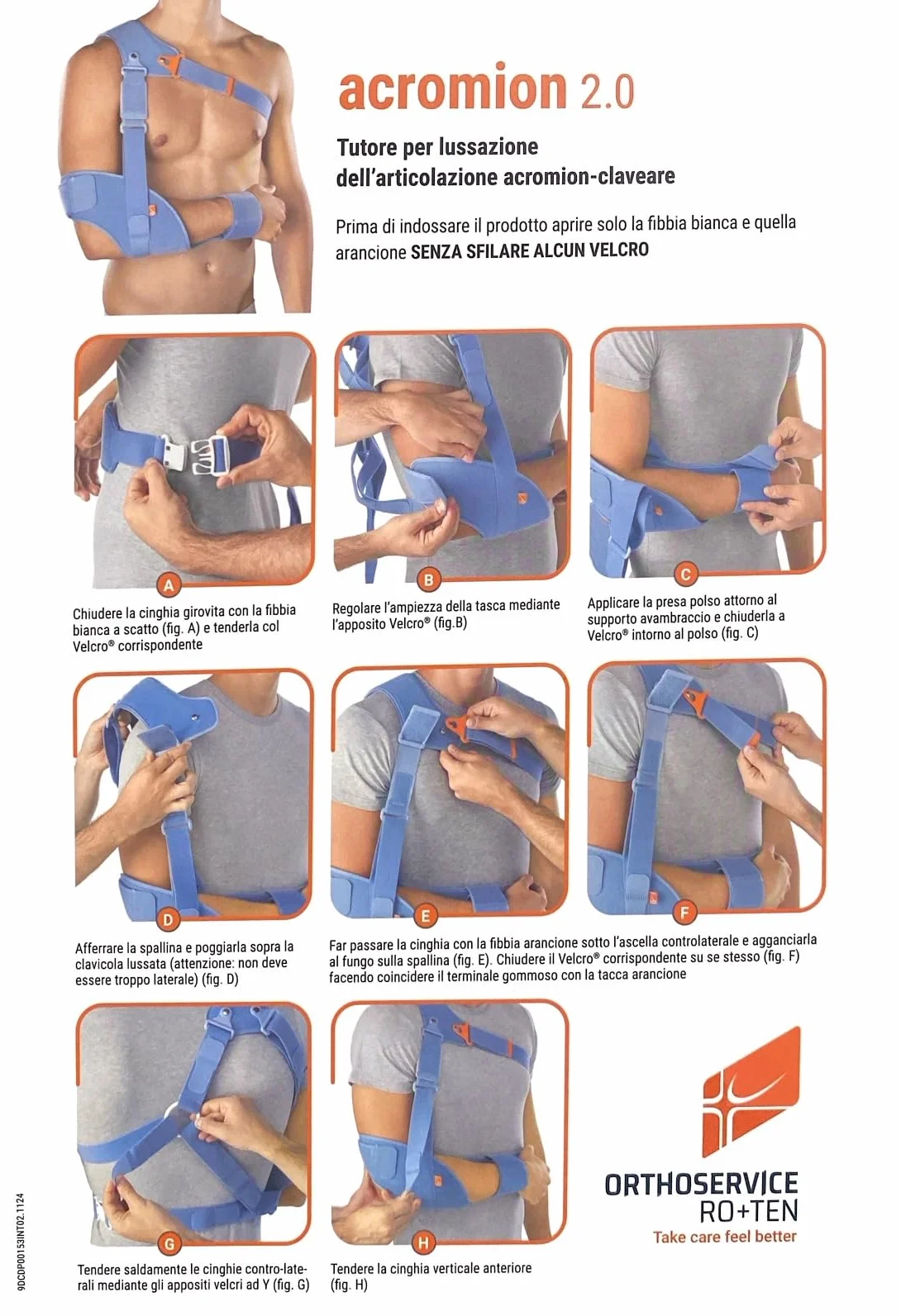 ROTEN Tutore per lussazione acromion claveare Sinistra