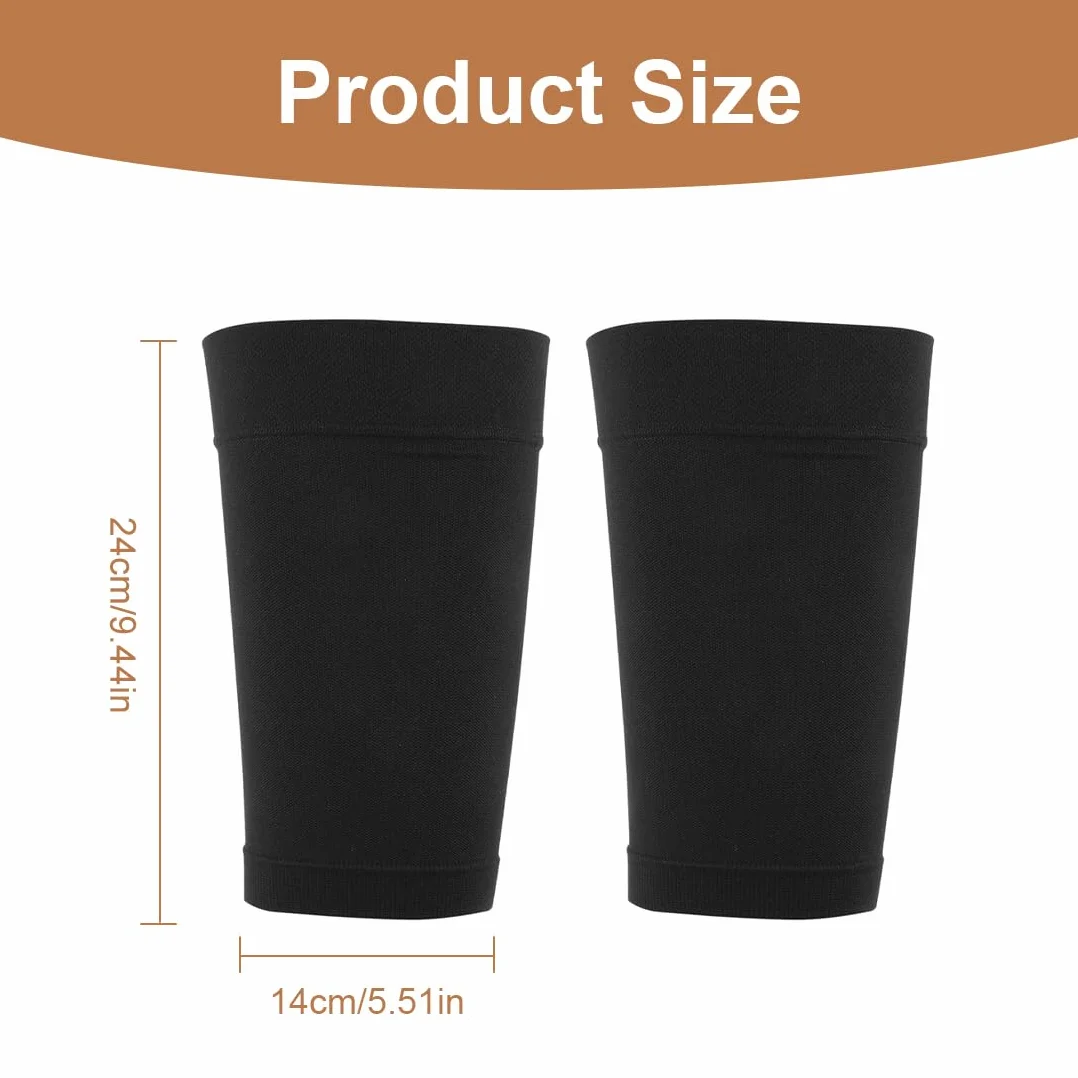 Fascia Elastica per Coscia Compressione 2 Pezzi Manicotti Sostegno