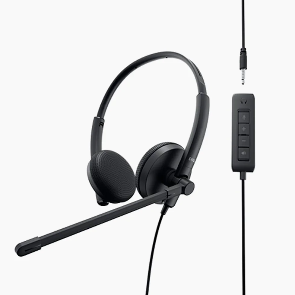 Dell Cuffie stereo WH1022, colore: Nero