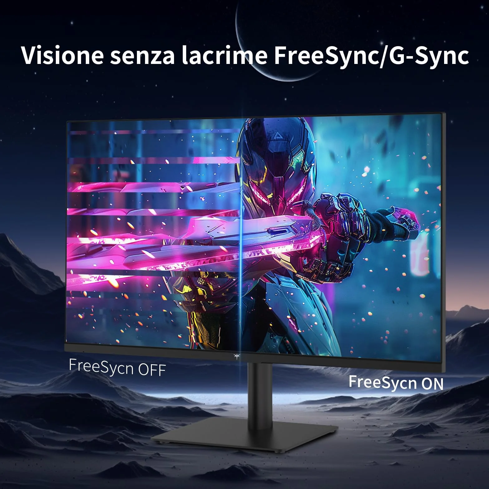 KTC Monitor 27 Pollici, QHD 100Hz (120Hz OC) Schermo PC - IPS Panel, Schermo anti luce blu, 96% DCI-P3, 126% sRGB, Supporto Adaptive Sync, Monitor per il tempo libero e il lavoro (VESA 75 * 75)