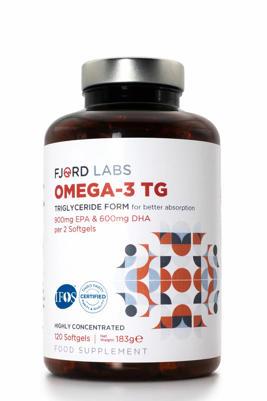 Omega-3 TG Trigliceridi 900mg EPA 600mg DHA 120 Capsule IFOS
