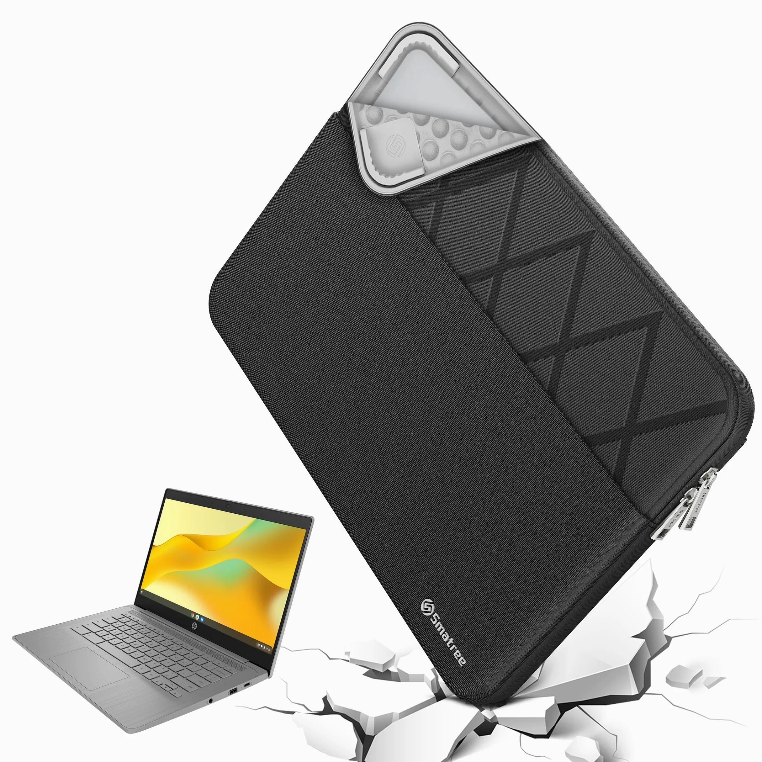 Smatree Custodia protettiva per PC portatile HP ZBook Studio 16" G11/G10/G9 da 16", con cerniera YKK (E602)