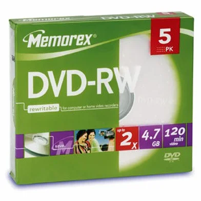 Memorex Dvd-RW 4X 4.7GB, 10Pack, Cakebox 4,7 GB