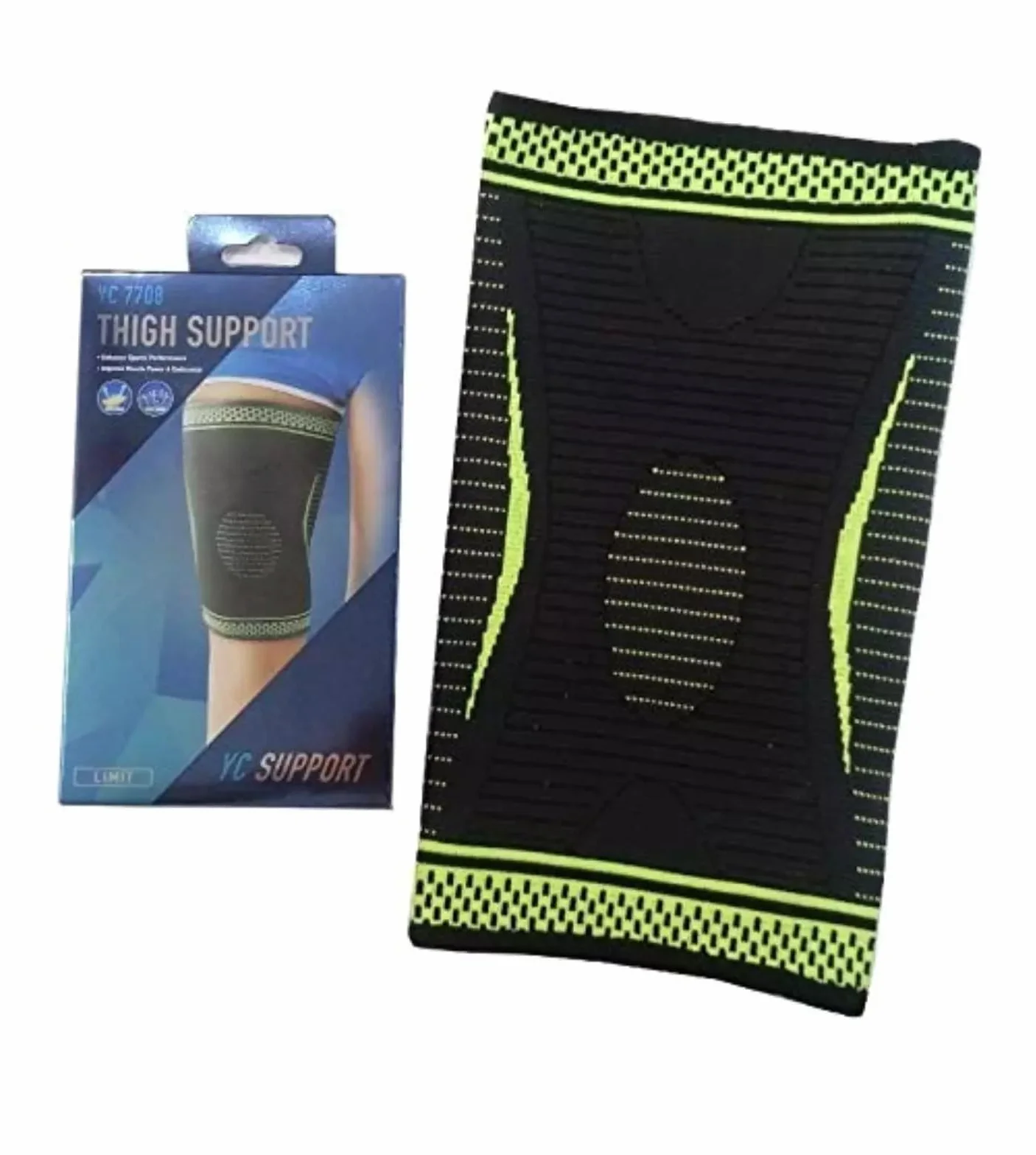 Supporto per Coscia Elastico Traspirante Antiscivolo Compressione per Donna Uomo Tendinite