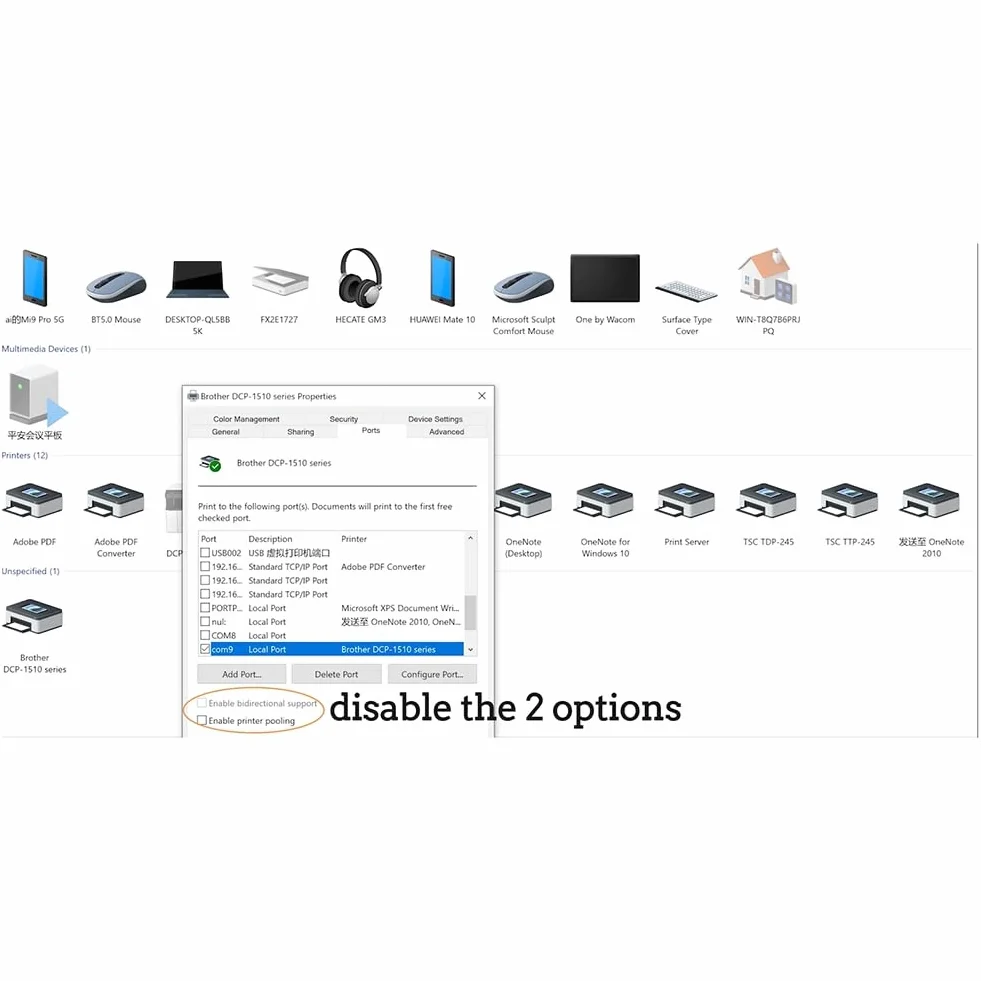 Server di Stampa Bluetooth Ethernet WiFi, Trasforma La Tua Stampante USB in Una Stampante Wireless. Spina UE