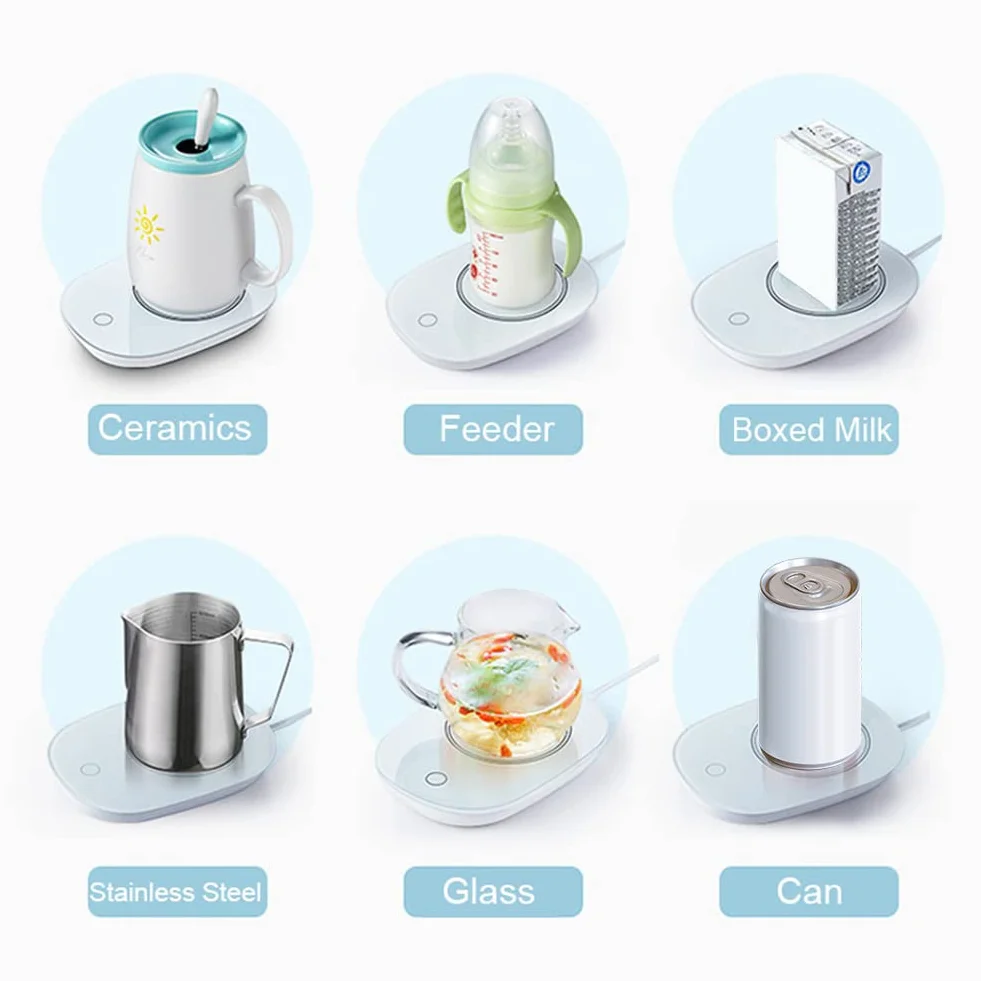 Scalda Tazza USB,Scalda Tazza,Scalda Bevande,Scaldatazze da Caffè,Sottobicchiere Elettrico,Sottobicchieri Riscaldante Scalda Bevande,Scrivania Beverage Warmer