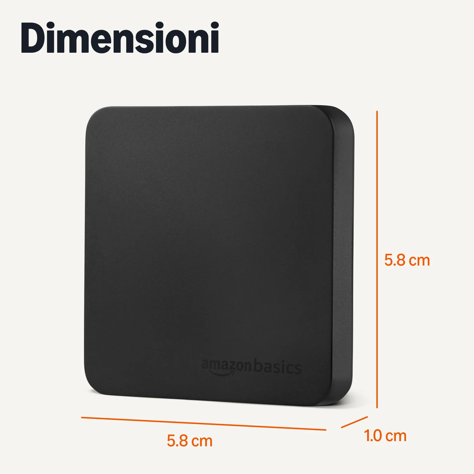 Amazon Basics SSD Esterno Portatile Unità a Stato Solido Esterna da 1TB Velocità fino a 2000MB/s USB 3.2 Gen 2 IP65 Antiacqua e Antipolvere Nero