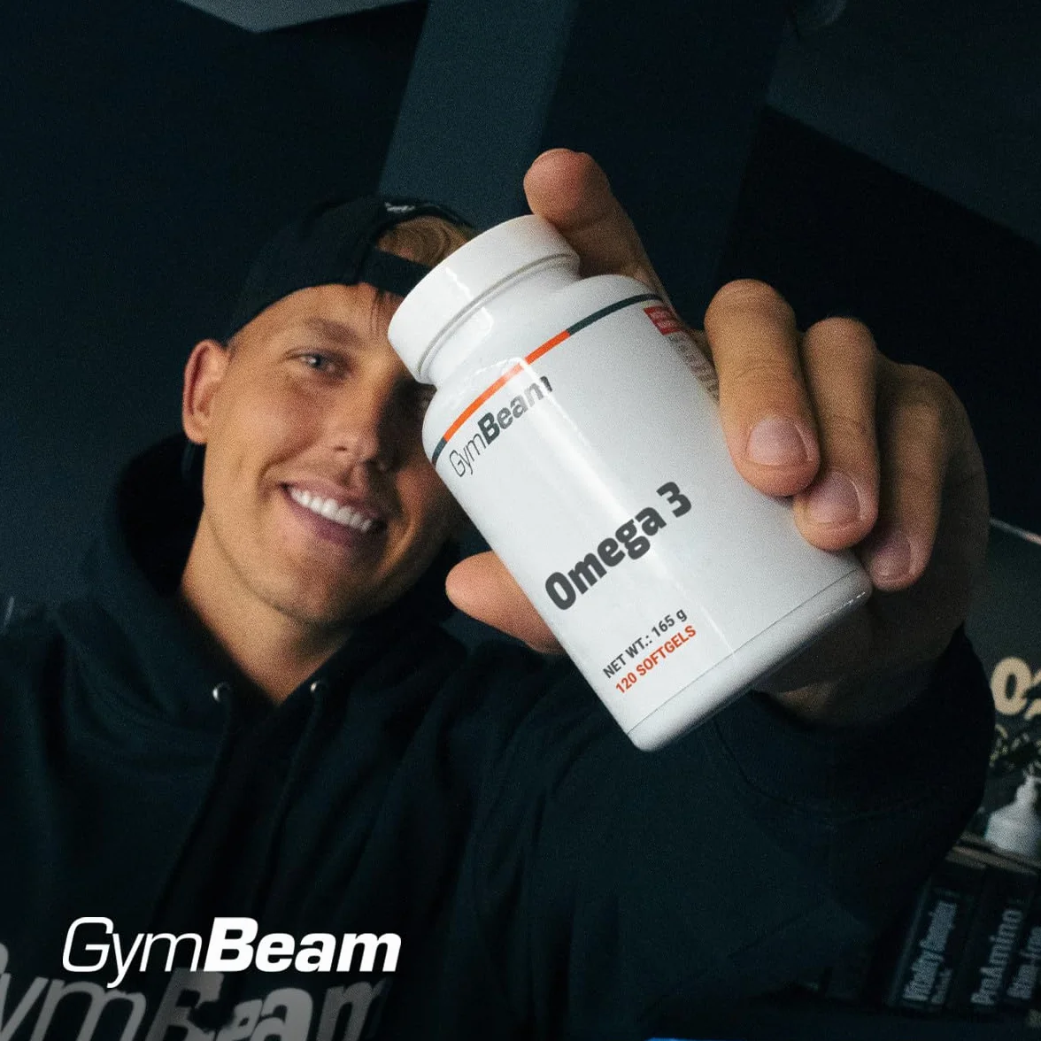 GymBeam Omega 3 Olio di Pesce Capsule, Integratore di Acidi Grassi Insaturi con EPA e DHA, 240 cps