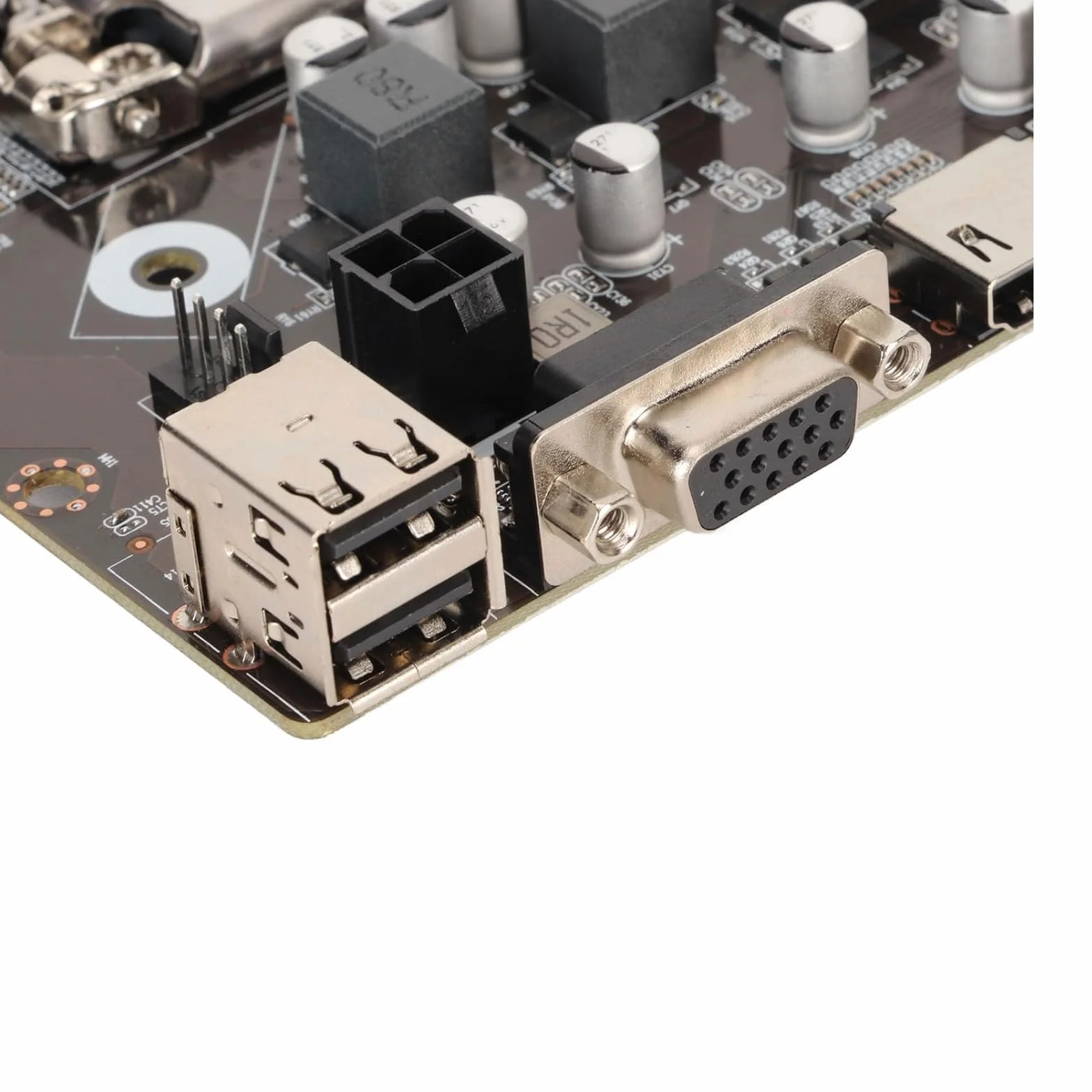 Nuwo H81 Scheda Madre Micro-ATX LGA 1150, Supporta Processori i3/i5/i7 4th Gen, 2 Slot Ram DDR3, slot M.2 NVME, HDMI, VGA, LAN, PCI-e x16, Bulk