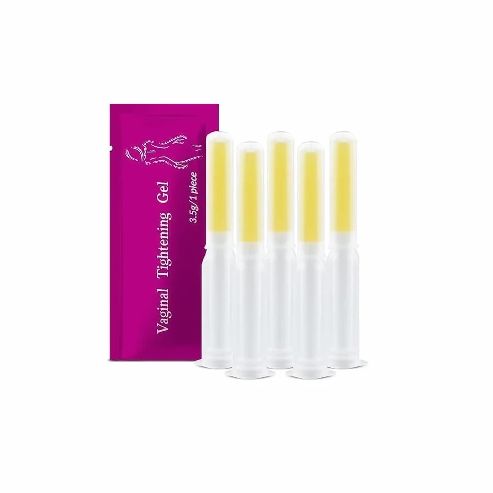 Gel Astringente Vaginale Idratante Intimo Monodose 3,5 ml con Aloe Vera e Ginseng Tonicità Freschezza Anti-Odore Benessere Intima Femminile Applicatore Pre-Riempito 5 pz