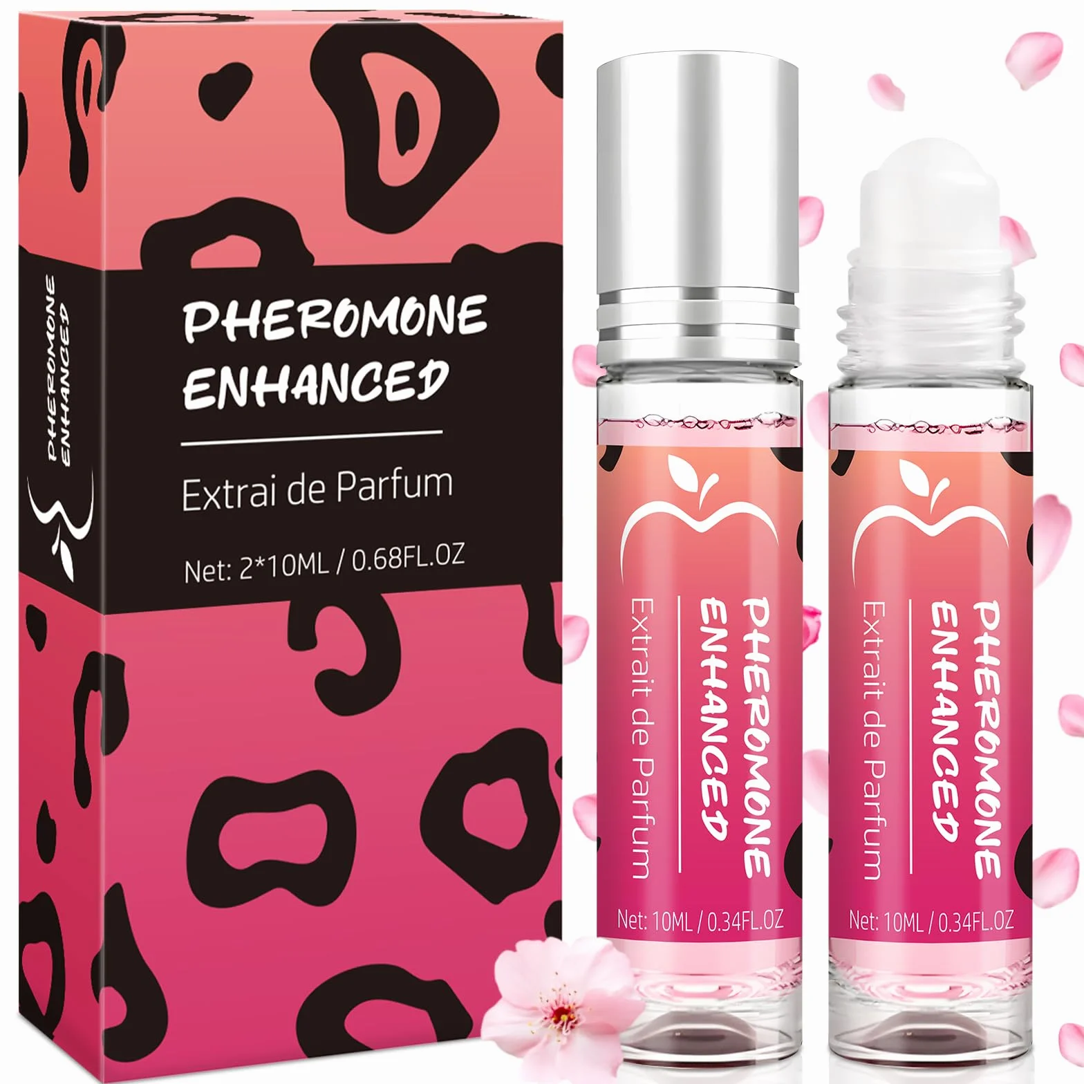 Profumo Feromoni per Donna 2 Pezzi 10ml Roll On Attirare Uomini