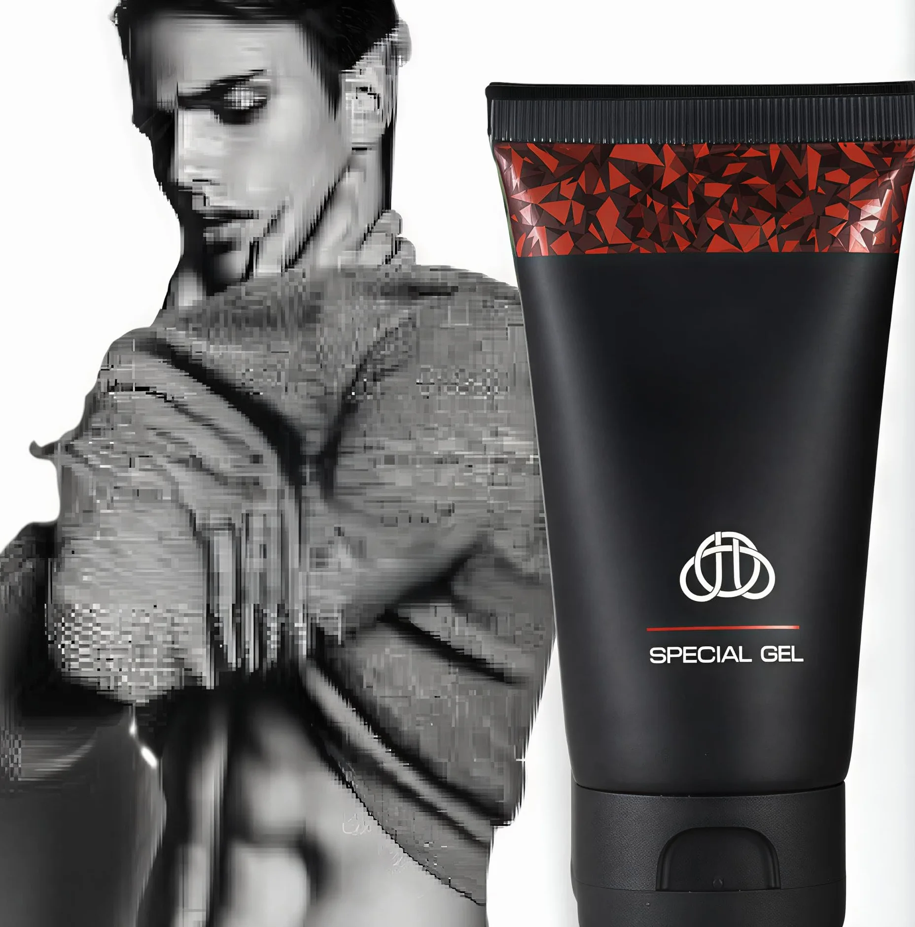 Gel Titan Premium 50ml Gel Stimolante Uomo Potente con Acido Ialuronico Booster Benessere Maschile