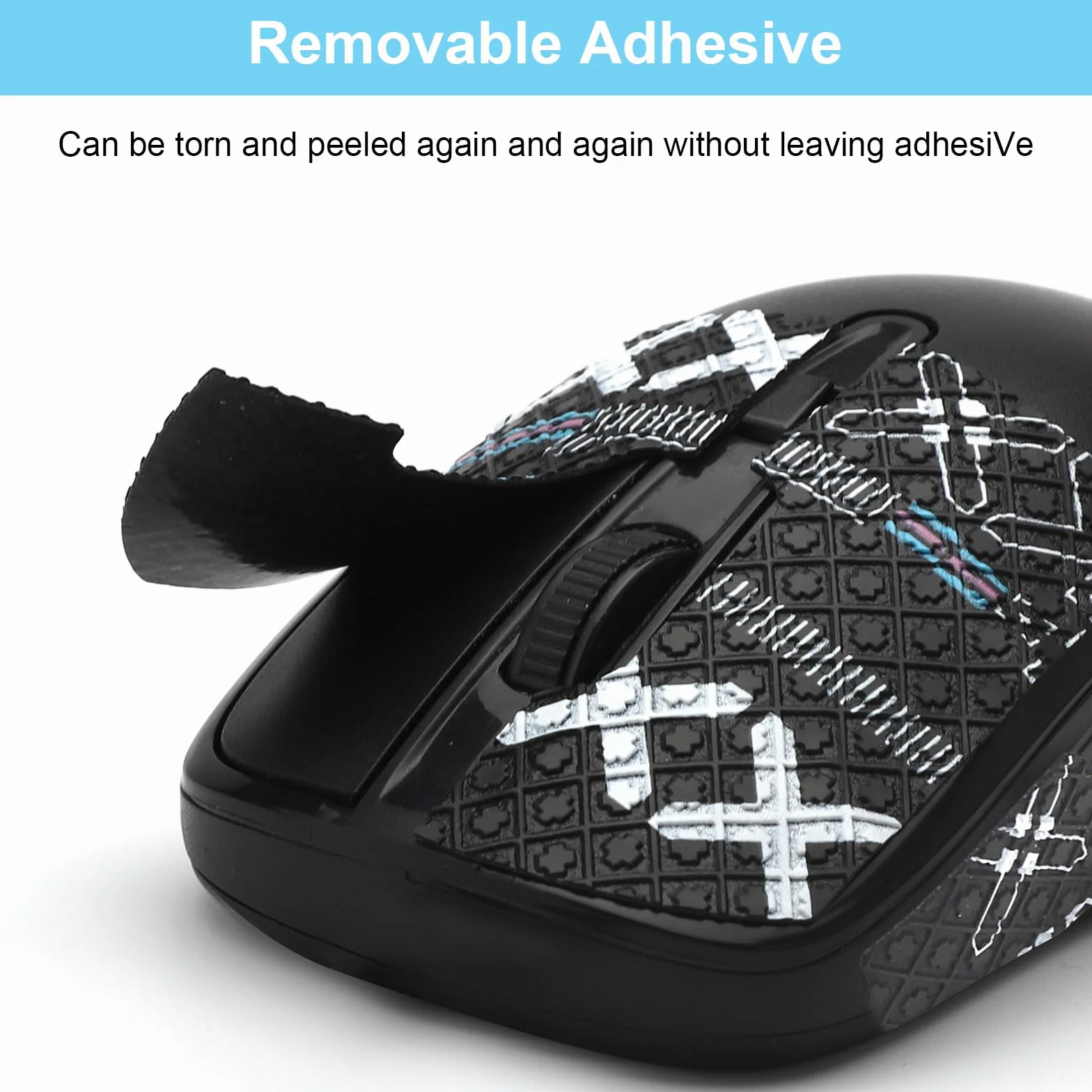 HENGBIRD Grip Tape Mouse Logitech G Pro X Superlight 2 – Nastro Antiscivolo Ultra Sottile Anti Sudore Autoadesivo – 2 Set Nero & Nero-Oro, Accessori Gaming per Logitech G Pro Superlight 1/2