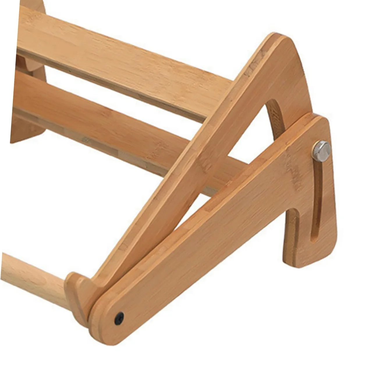 NUOBESTY Supporto Portatile per Laptop in Legno Regolabile Design Ventilato, Pieghevole e Leggero, Accessorio per Computer Adatto a Notebook da 13 a 15,6 Pollici per Uso Casa e Ufficio