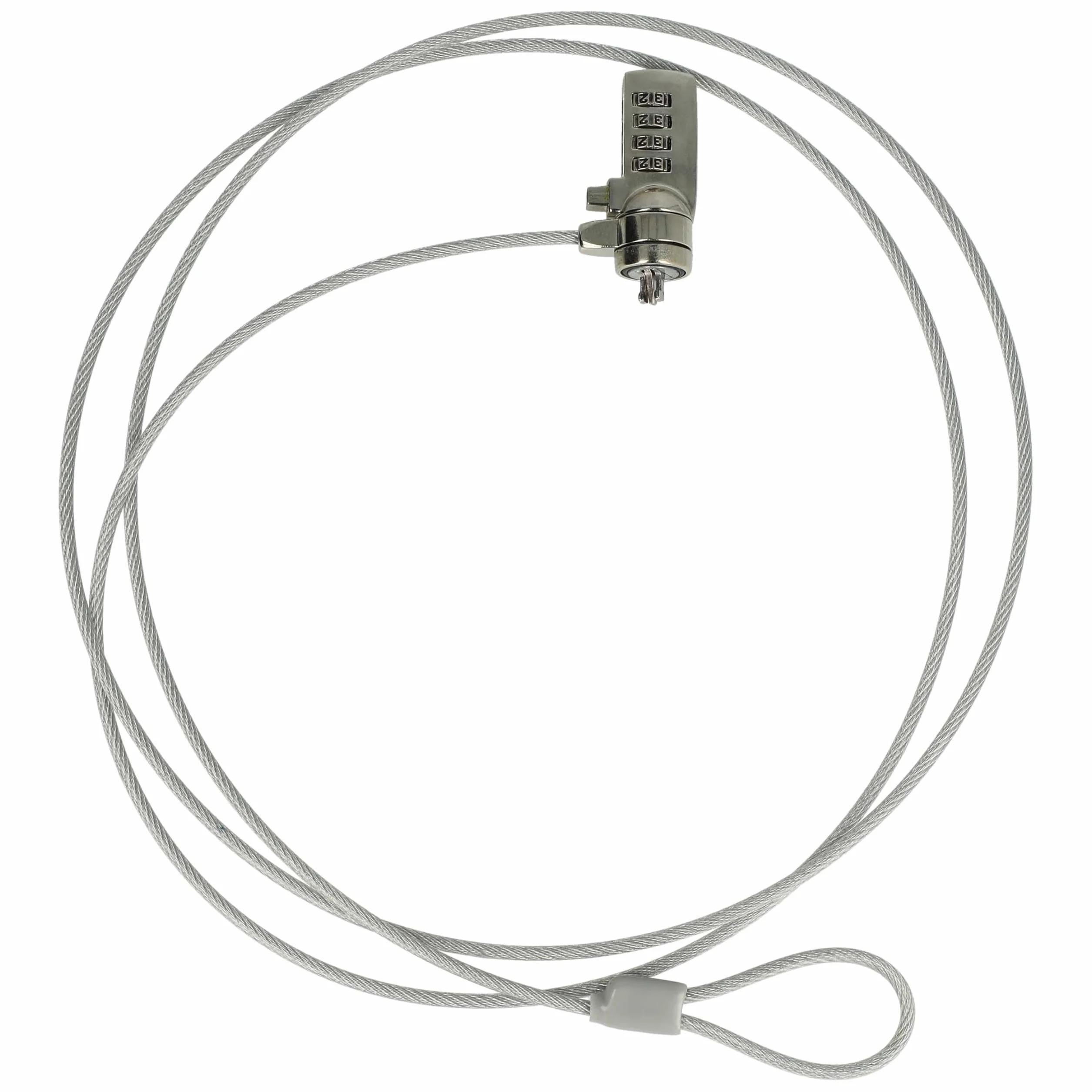vhbw Kensington Compatibile con Laptop Notebook - Cavo di Sicurezza con Serratura a Combinazione numerica, 1,8 m