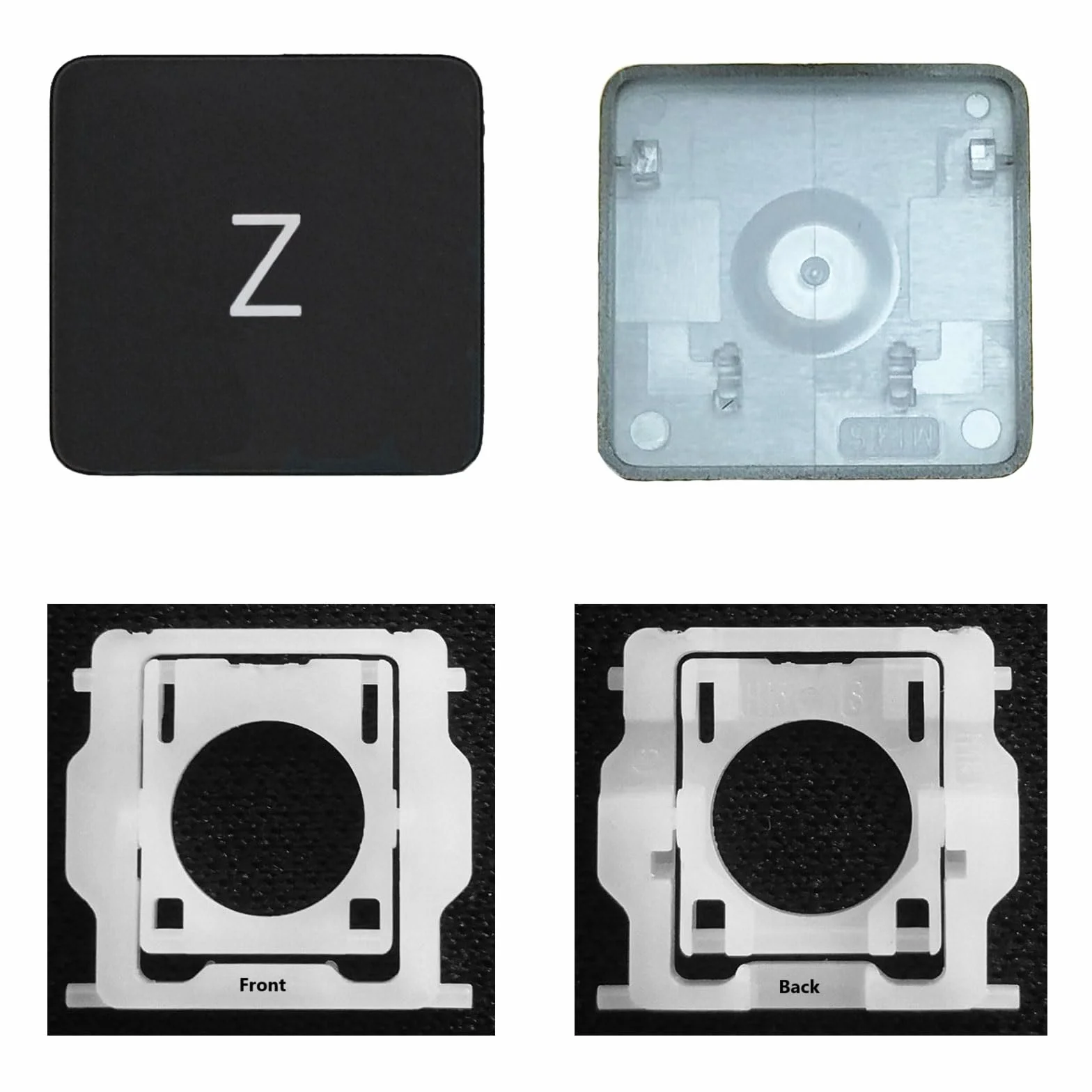 Tappo chiave individuale con cerniera di ricambio per (M1 M2) MacBook Pro A2141 A2251 A2289 A2338 A2442 A2485, sostituisce per MacBook Air A2179 A2337 A2681 tastiera (tasto Z)