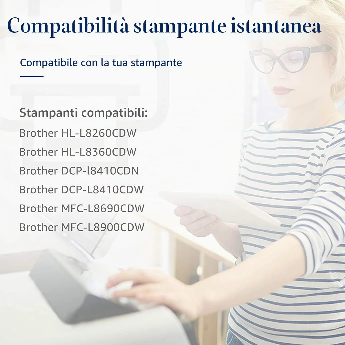 STAROVER TN421 TN423 Cartucce Toner di Ricambio Compatibili per Brother TN-423 TN-421 per Brother HL-L8260CDW HL-L8360CDW DCP-L8410CDN DCP-L8410CDW MFC-L8690CDW MFC-L8900CDW (4 Confezione)