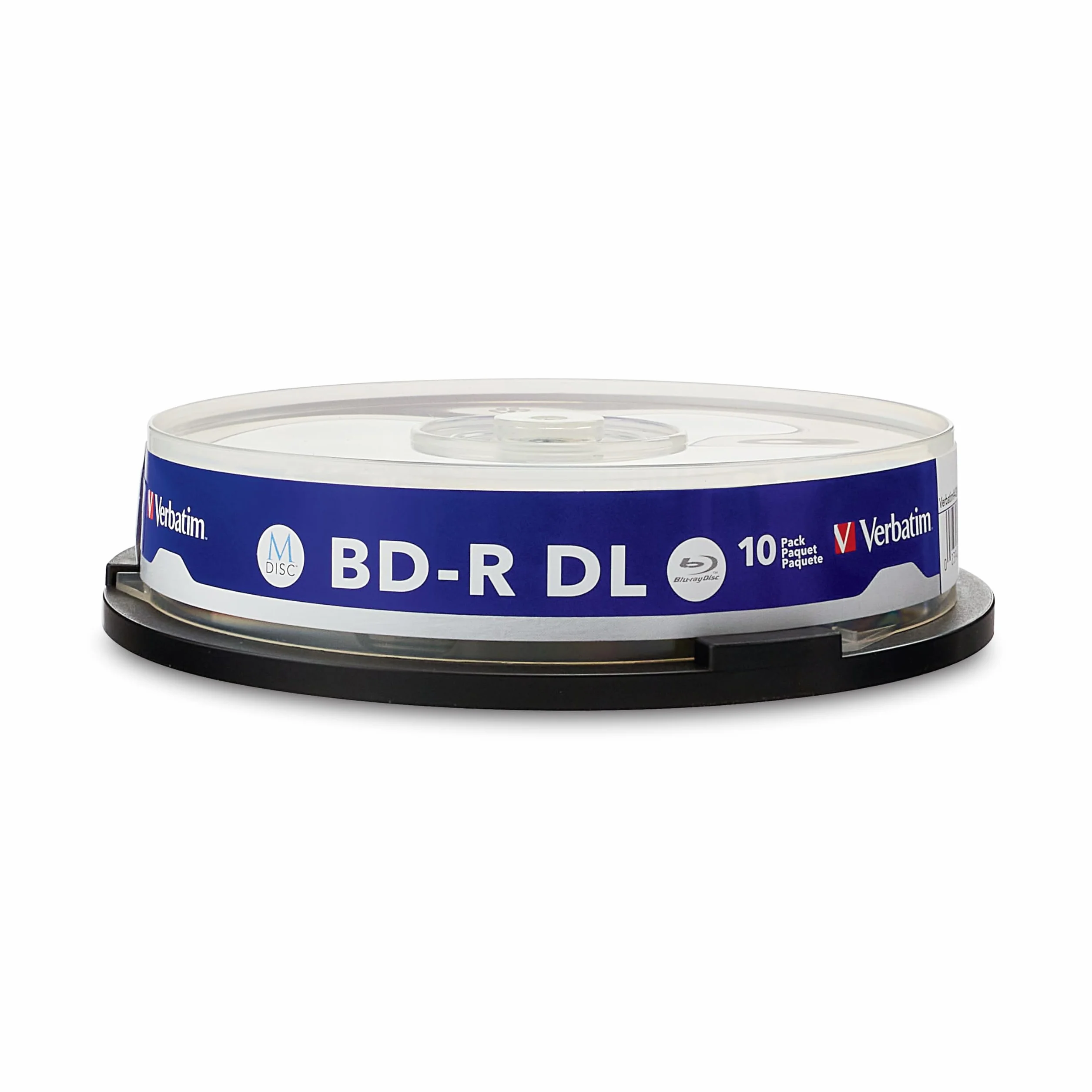 VERBATIM 1 x 10 M-Disc BD-R BluRay, 50 GB, 6 x Speed Cakebox stampabile