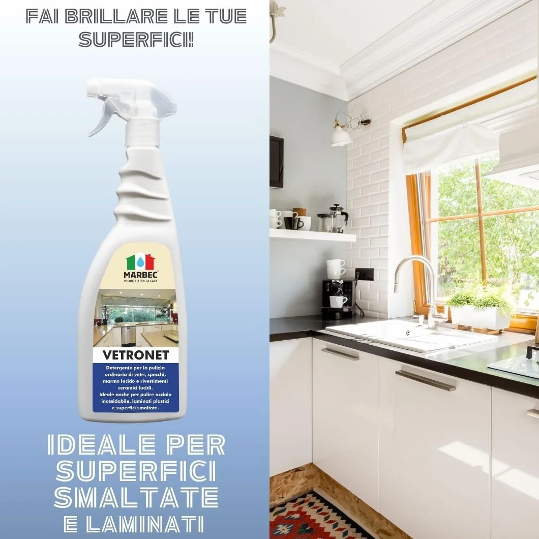 MARBEC VETRONET 750ML Detergente per vetri e superfici lucide