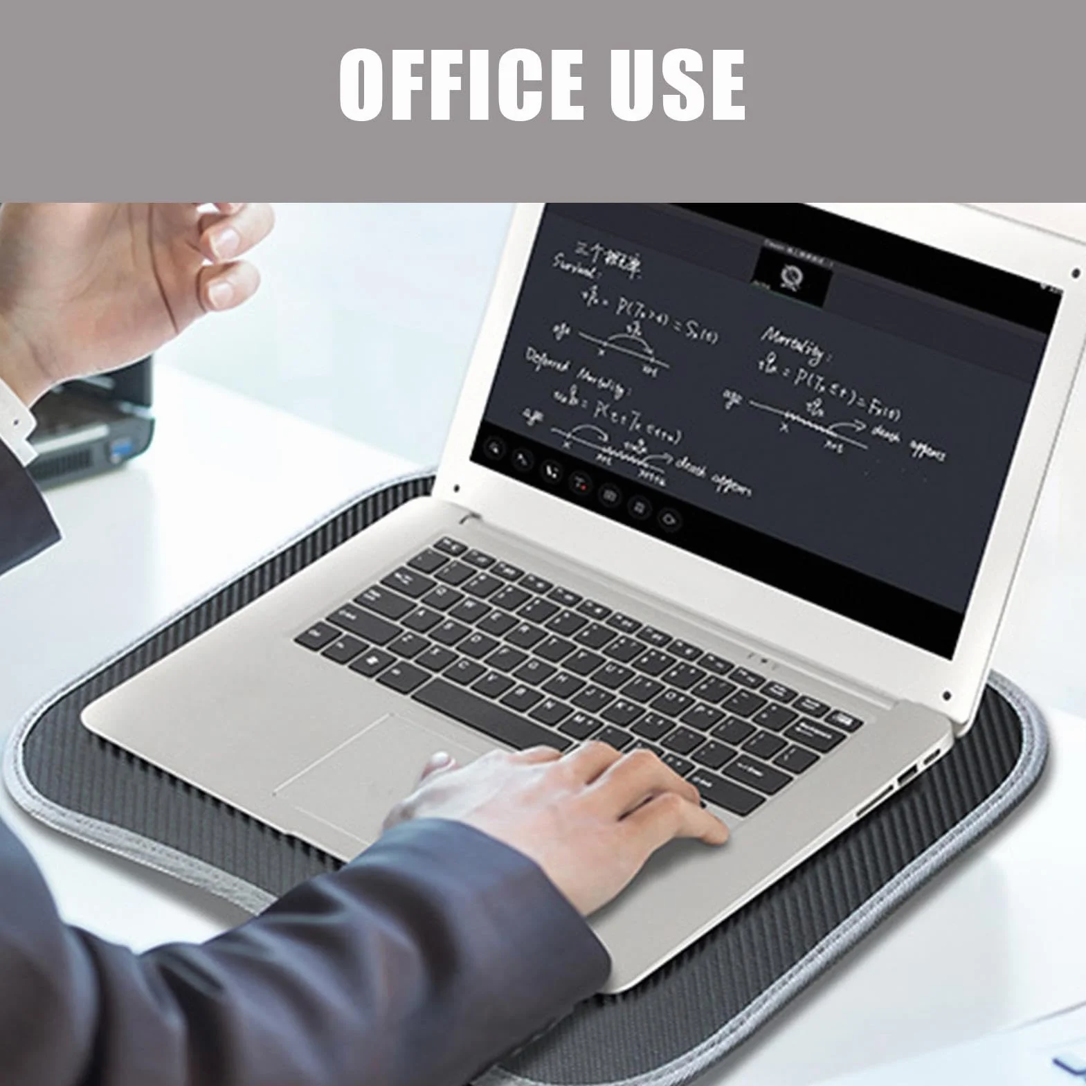 Generico Vassoio Per Ginocchia, Tavolino Per Laptop, Tavolino Per Computer Con Morbido Cuscino, Tavolo Per Laptop Portatile Per Viaggi, Lavoro, Casa