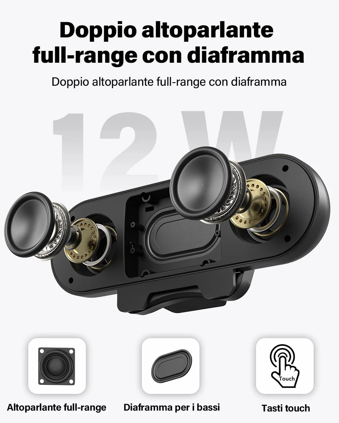 ZETIY Altoparlante per PC, Mini Soundbar USB per Notebook, Laptop, Desktop
