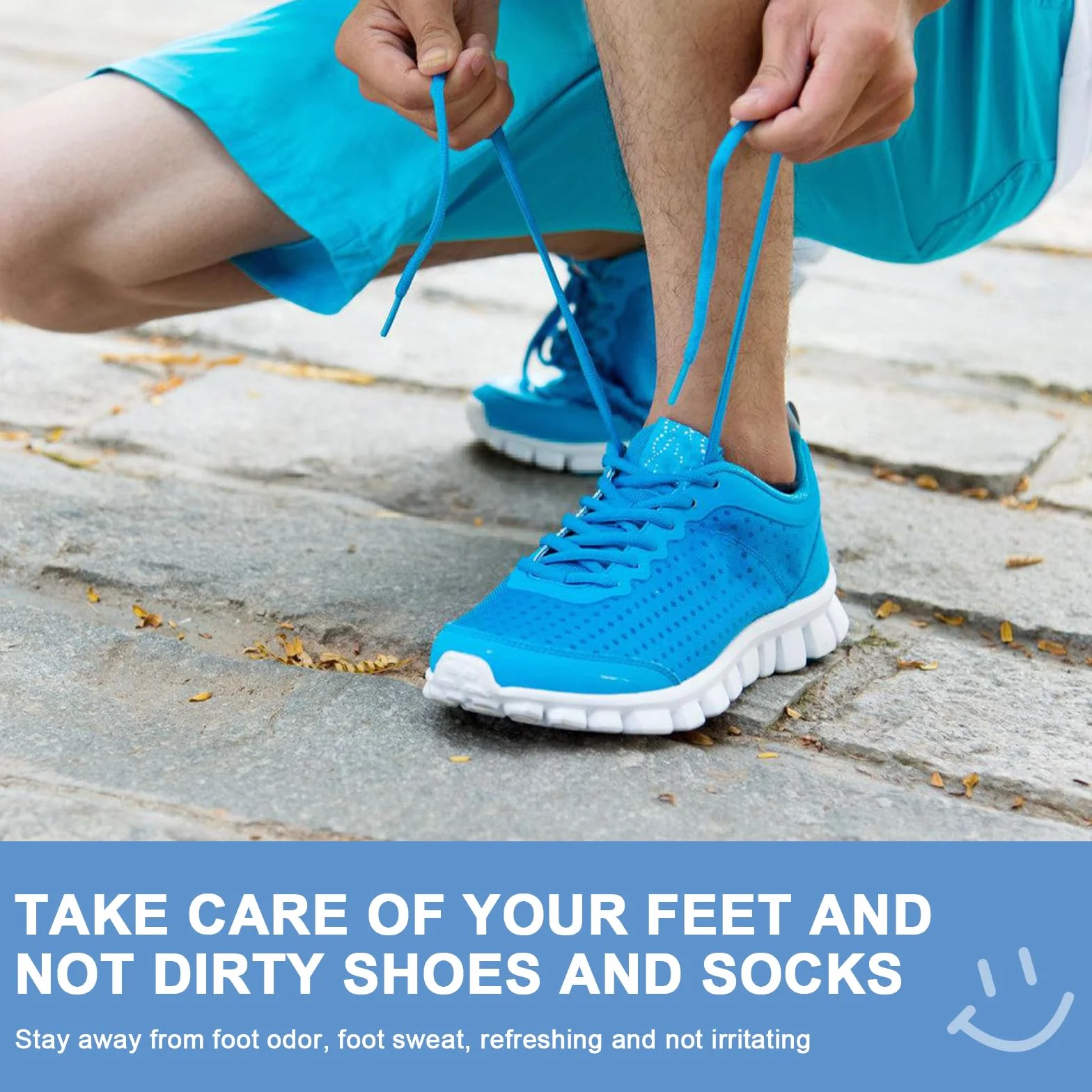 Polvere Deodorante per Scarpe 40g Contro Odore Piedi Sportive Lavoro Ginnastica