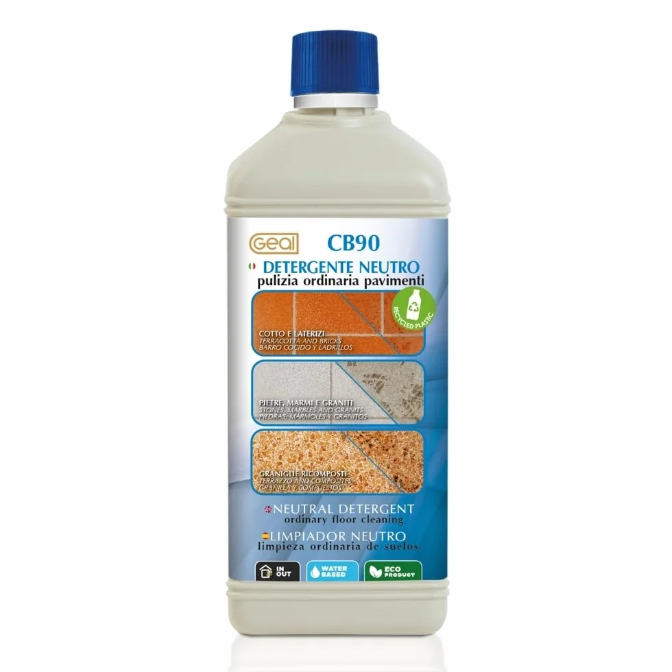 GEAL CB90 Detergente Neutro per Marmo Pietra Cotto 1L