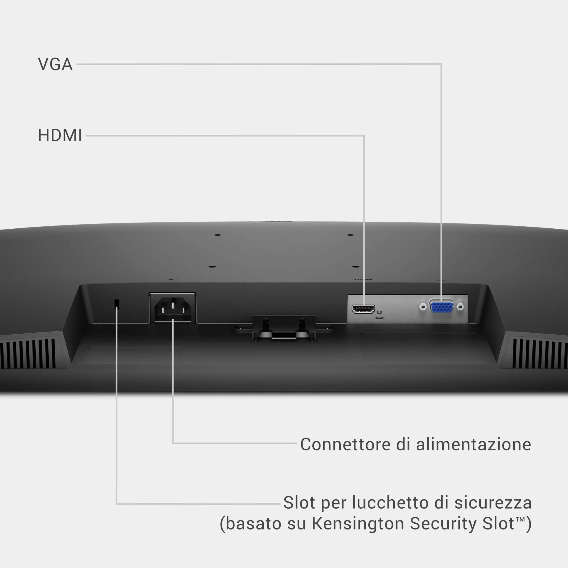 Dell 27 Monitor - SE2725HM, Full HD (1920x1080), 100Hz, IPS, 5ms, VESA (100x100mm), HDMI, VGA, 3 Anni di Garanzia, Nero