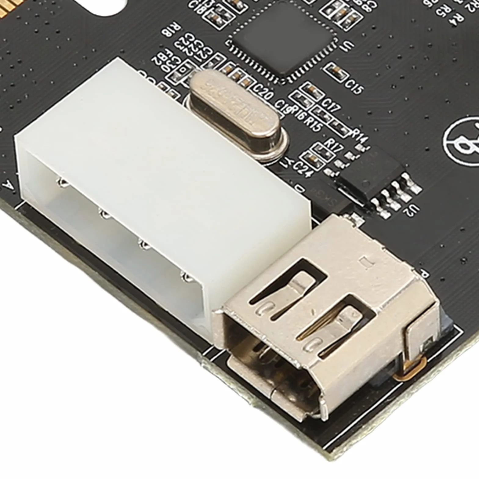 Scheda Firewire PCIE Ad Alta velocità da 2,5 Gbps da 1X a 1394A, Controller PCI Express IEEE 1394 4 Porte (3 X 6 Pin e 1 X 4 Pin), Adattatore Firewire 1394a per 7/8, per Server
