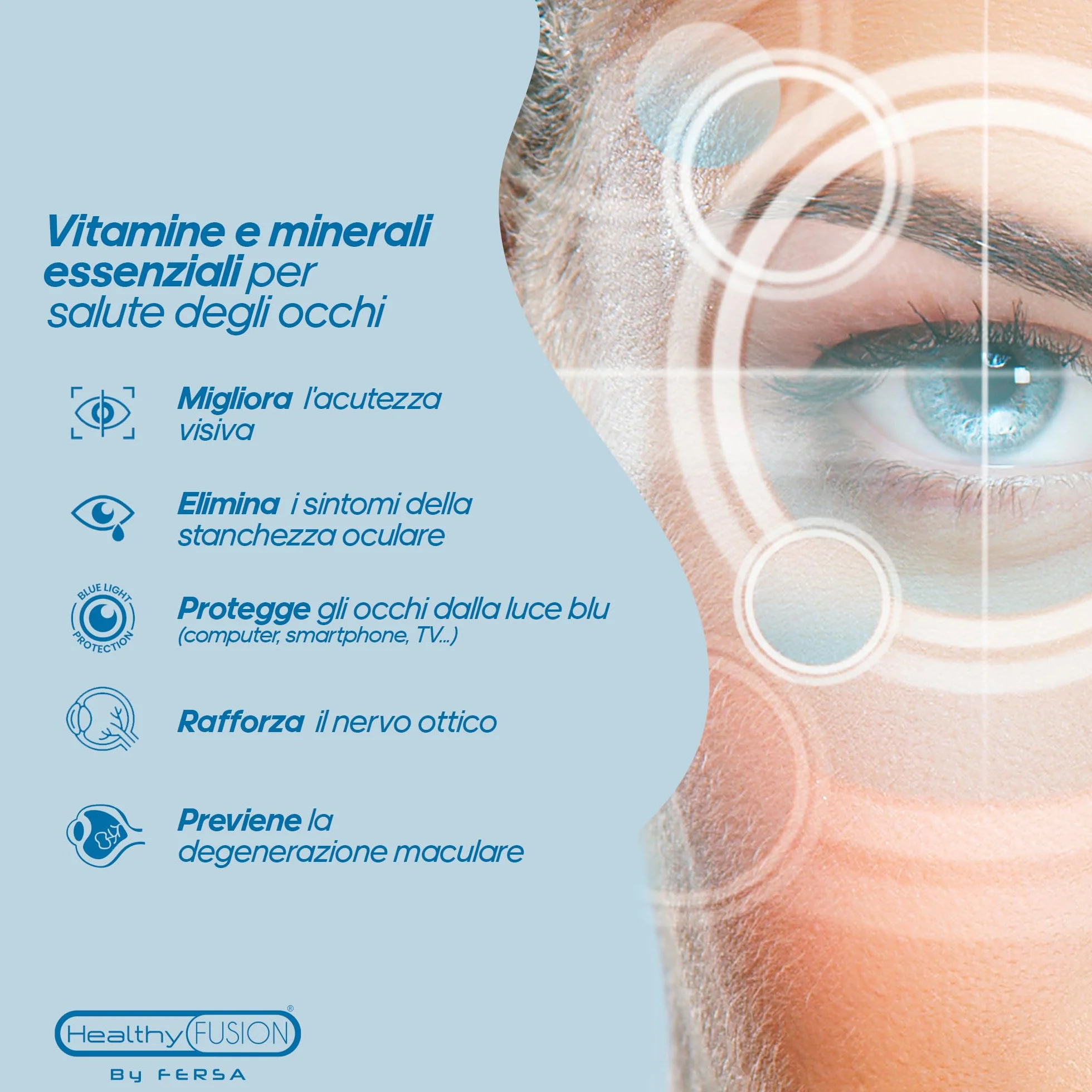 Integratore Occhi Luteina Zeaxantina 60 Capsule Protettore Visione