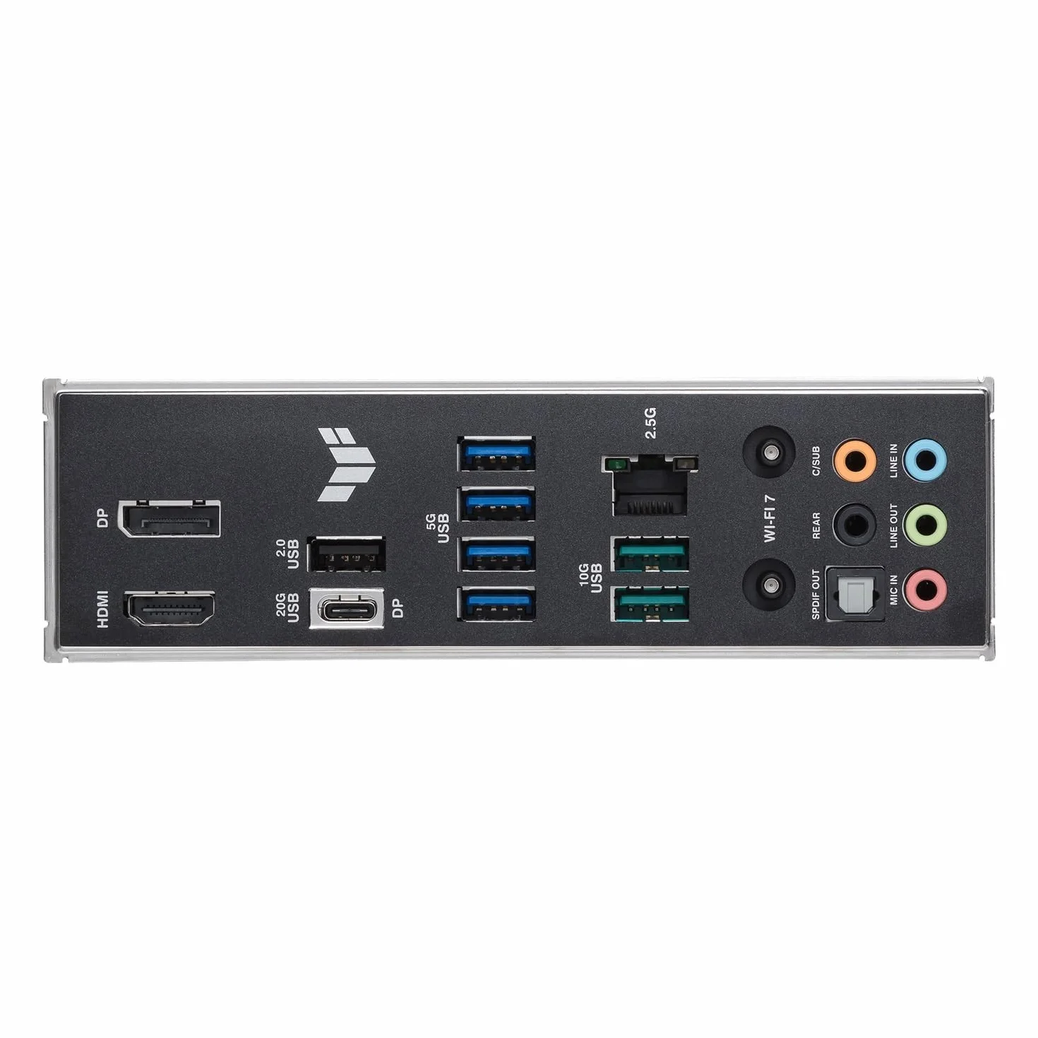 ASUS TUF GAMING B860M-PLUS WIFI, Scheda Madre Intel mATX, 12+1+2+1 Fasi di Alimentazione, Slot DDR5, PCIe 5.0, 3 Slot M.2, WiFi 7, Ethernet Realtek 2.5 GB, DisplayPort, HDMI, USB-C 20 Gbps, Nera