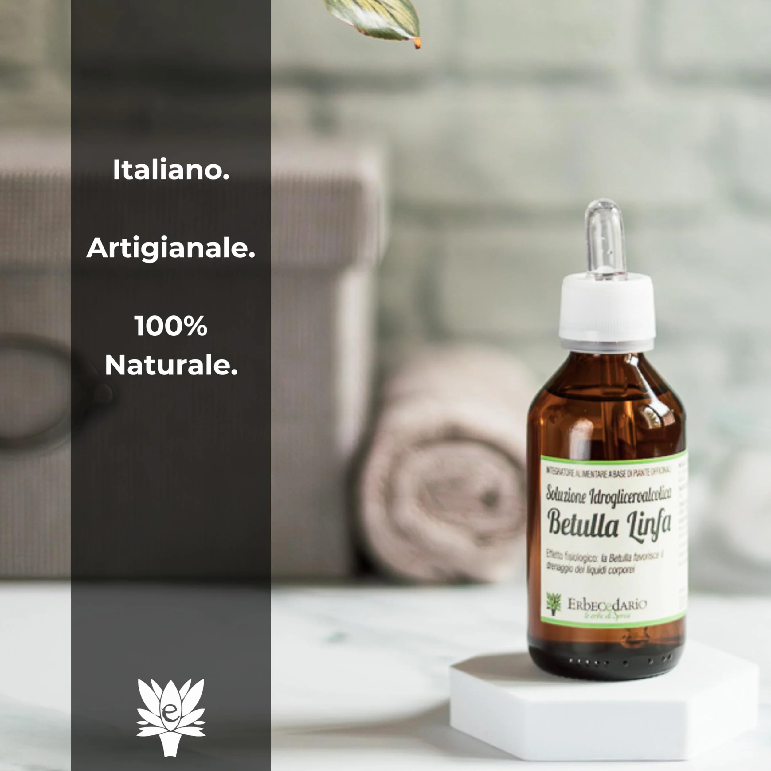 Linfa di betulla gemmoderivato drenante forte 50ml Made in Italy