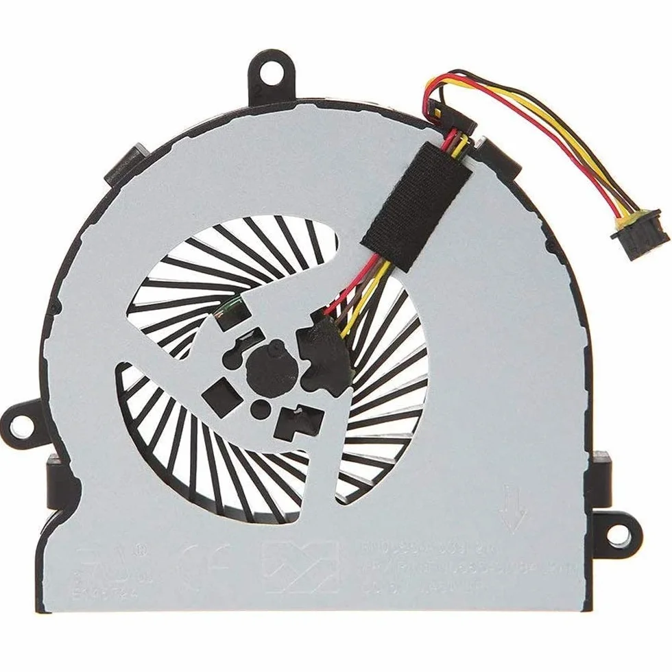 MMOBIEL Ventola di raffreddamento a 4 pin e 4 fili di ricambio per HP 250 G4 255 G4 Notebook 15-AC Serie DC28000GAR0 XRF-813956-002 Incl (+) Cacciavite