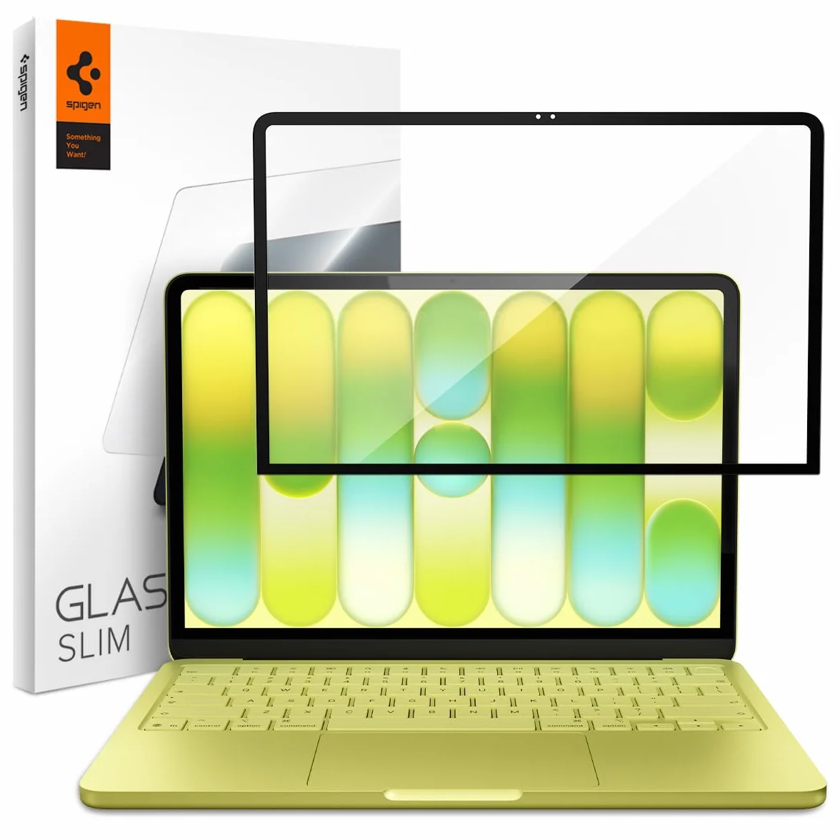 Spigen Glas.tR Slim Vetro Temperato Compatibile con MacBook Neo 13 Pollici, Copertura Totale, 9H Protezione Schermo