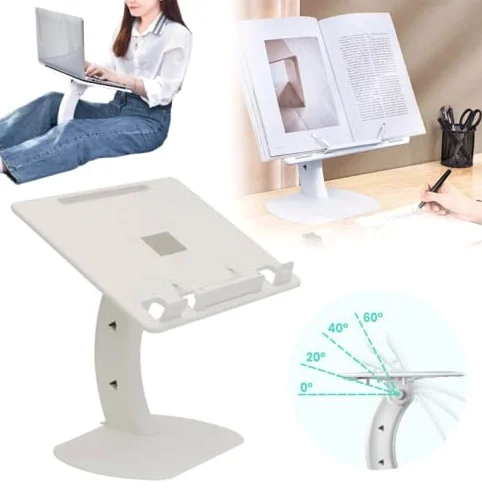 Akls Lap Desk, Multifunction Folding Adjustable Laptop Stand Suporte Notebook Desk Desktop Reading Table for Home Working