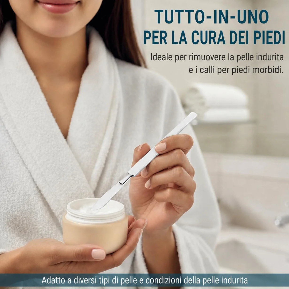Bisturi REMOS smussato 16 cm inossidabile per raschiare i calli