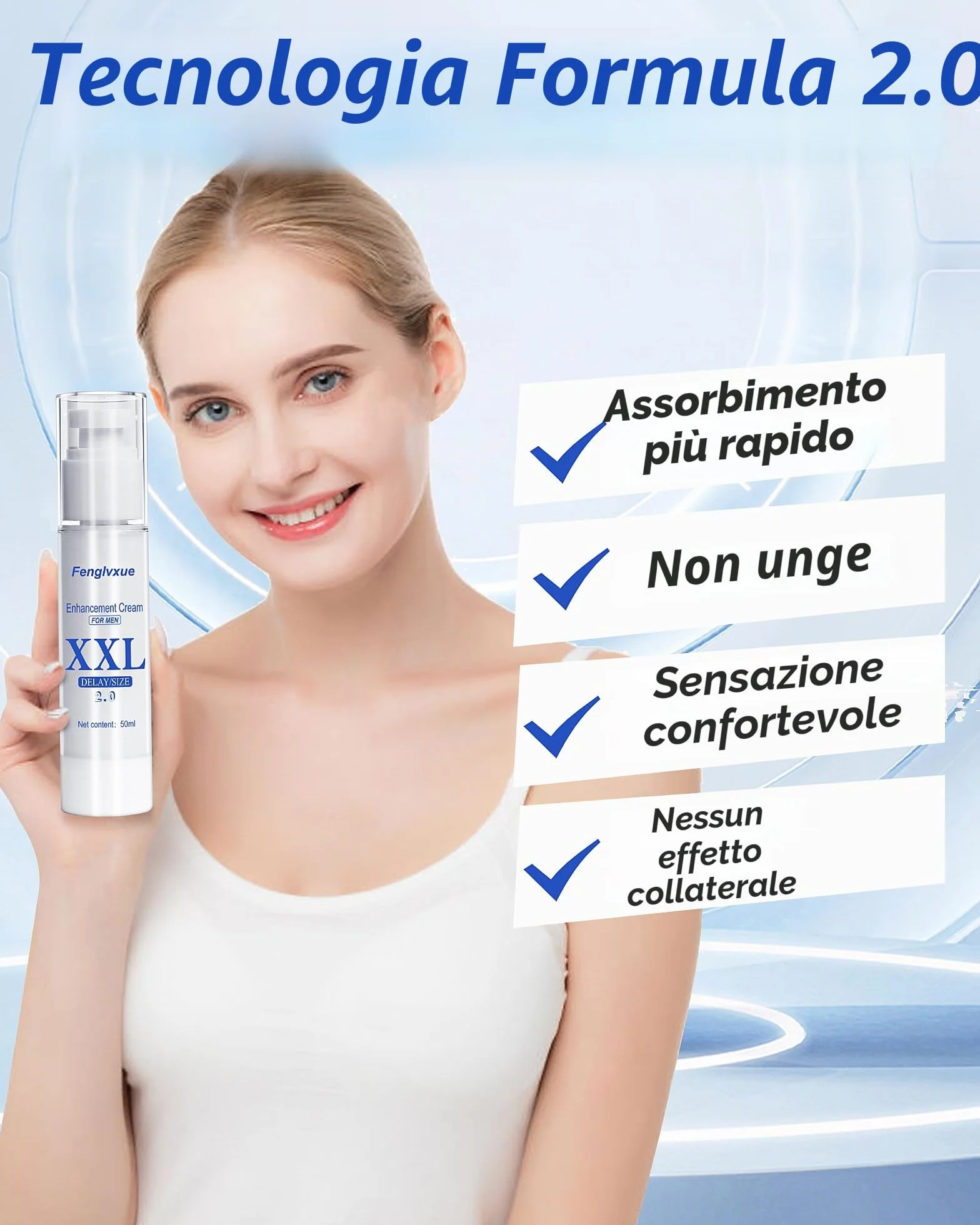 Crema per l'ingrandimento maschile 50ML
