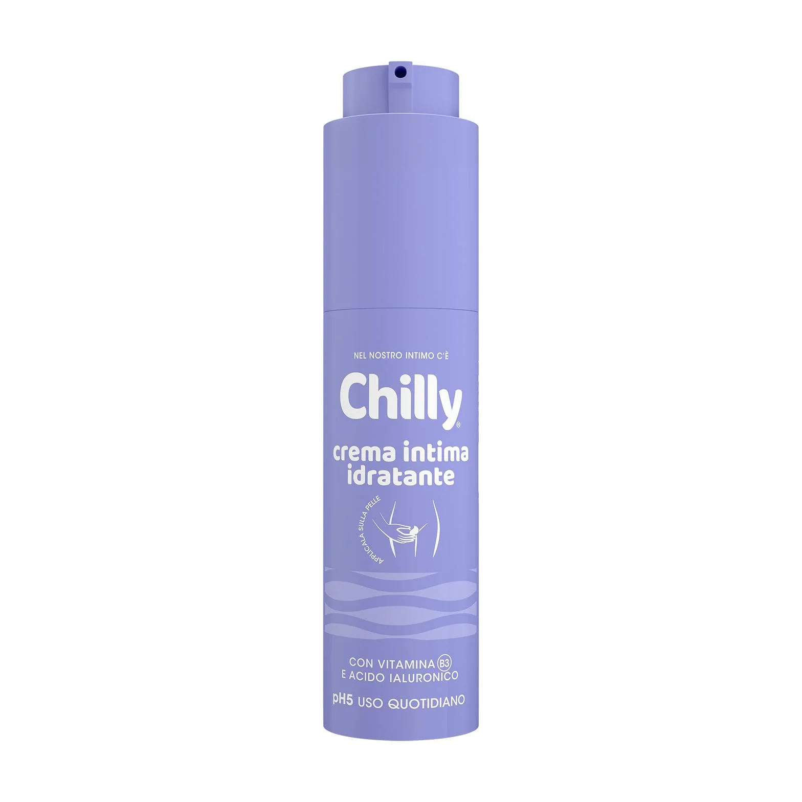 Chilly Crema Intima Idratante con Vitamina B3 e Acido Ialuronico, 50 ml