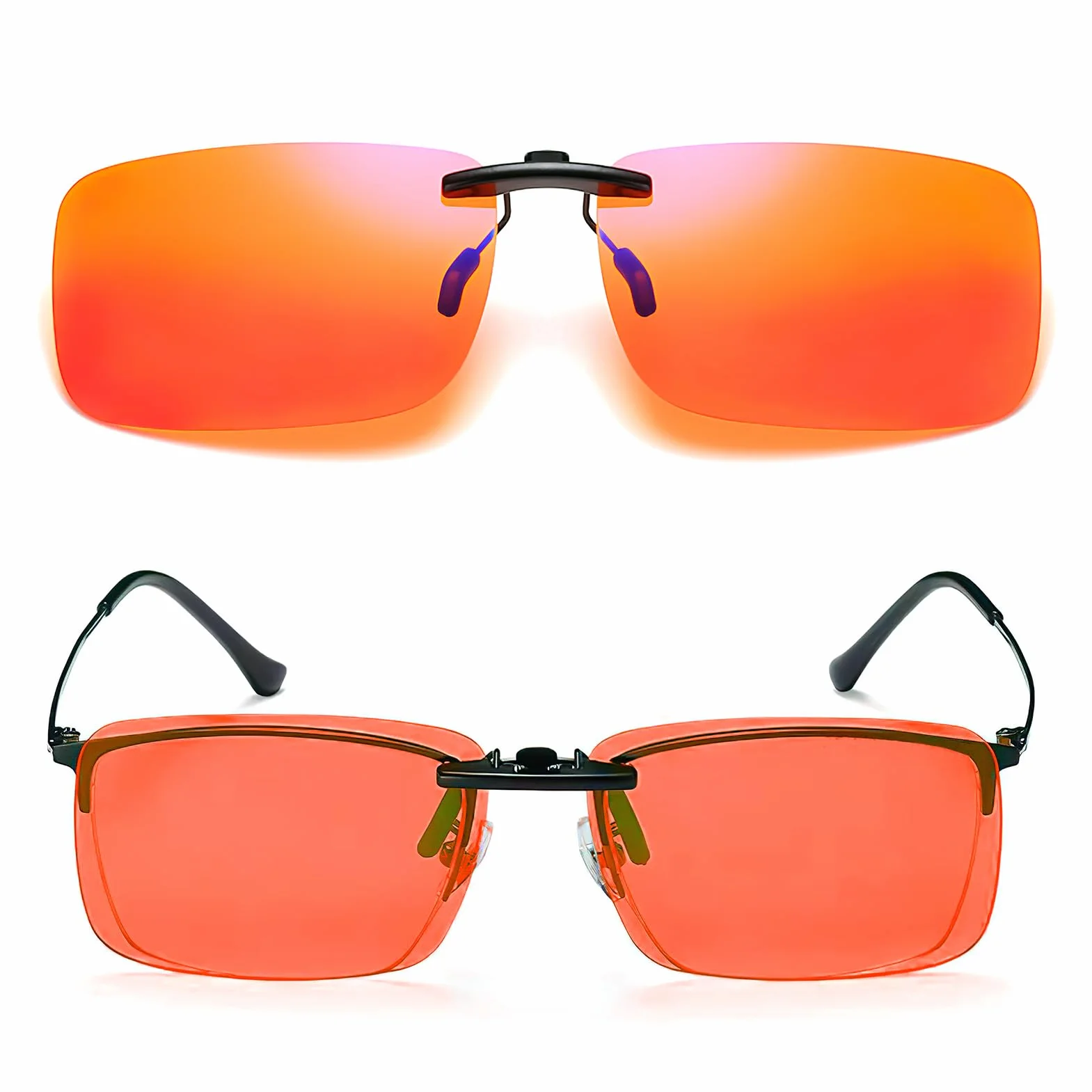 Clip-on Occhiali da Gioco Filtro Luce Blu per Gamer Esport Anti Luce Blu