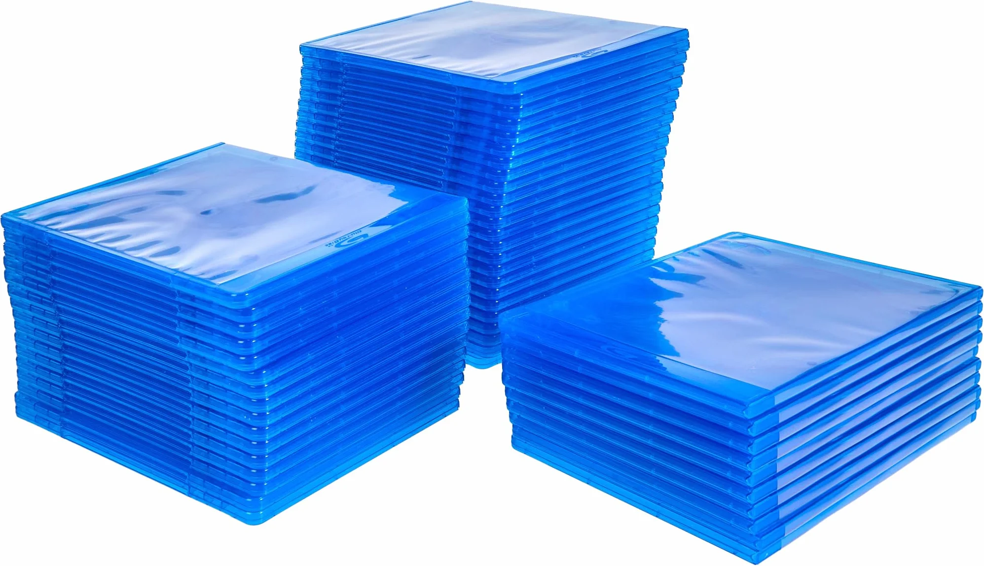 MediaRange BOX39-50 Blu-ray case 1dischi Blu, Trasparente custodia CD/DVD, 1 Confezione da 50 pezzi