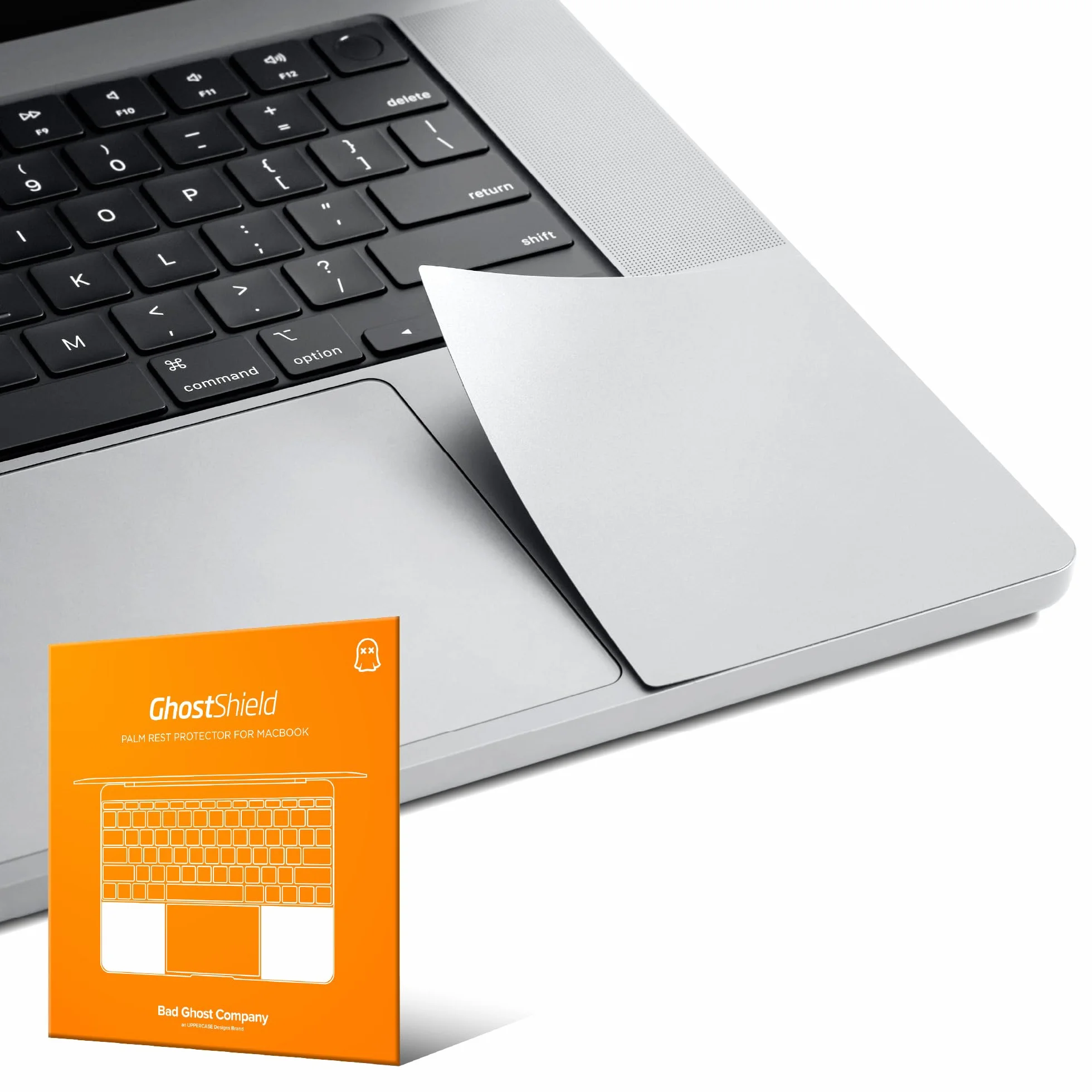 UPPERCASE GhostShield - Custodia protettiva per poggiapolsi di alta qualità, protezione da graffi e usura, compatibile con MacBook Pro 16" 2024 2023 2021 M4/M3/M2/M1 Pro/Max