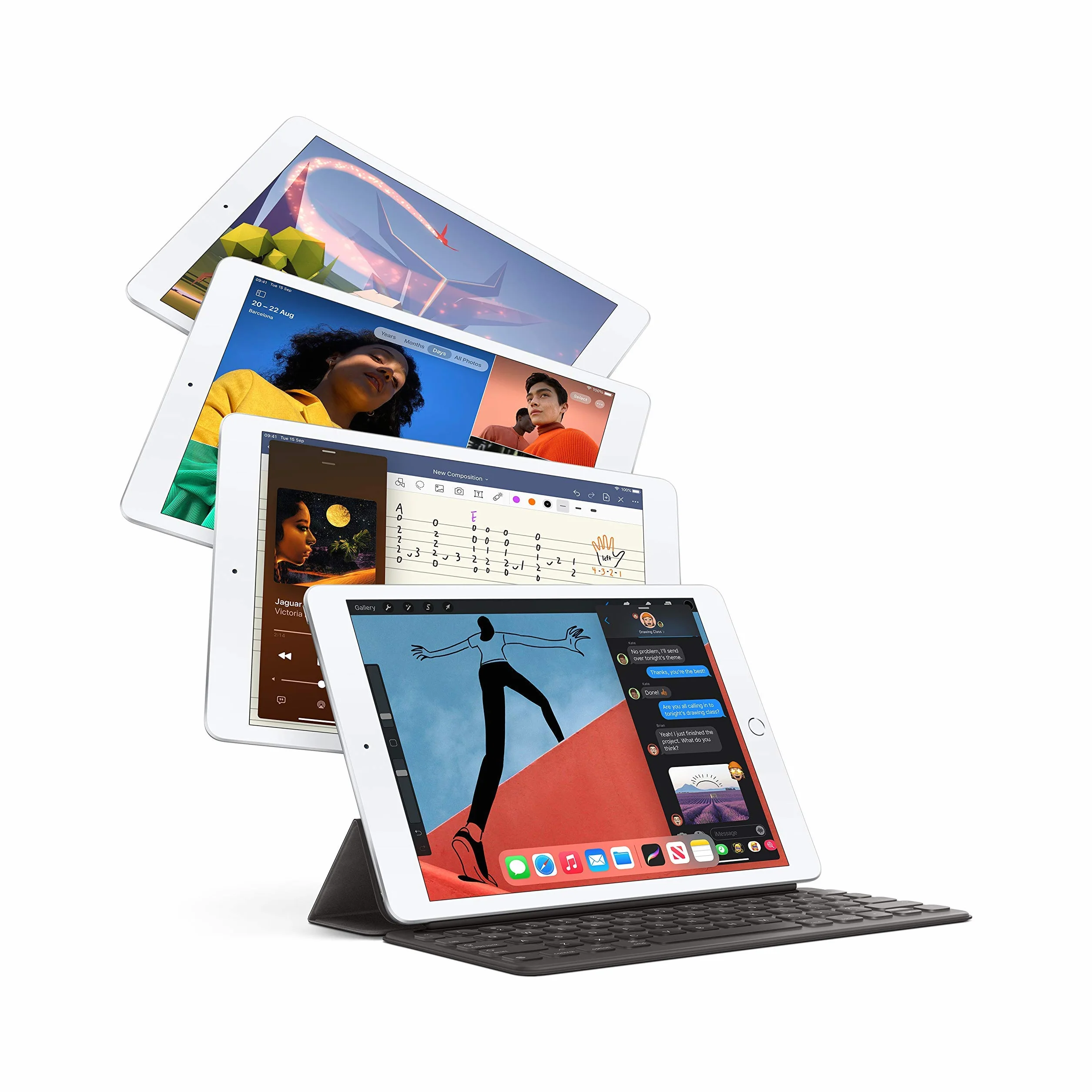 Apple iPad 10,2-pollici Wi-Fi 32GB Argento Ricondizionato
