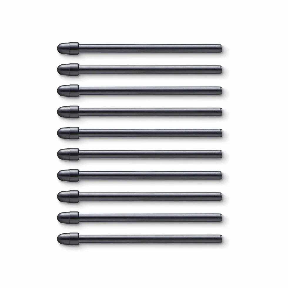 Wacom ACK22211 Kit 10 Punte Standard per Pro Pen 2, Nero